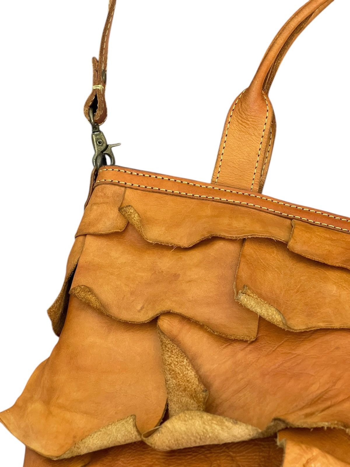 Genuine Leather Full Leather Patina Peaks Peak Japan Tote Shoulder Bag 1🟩7 Size ONE SIZE - 13 Thumbnail