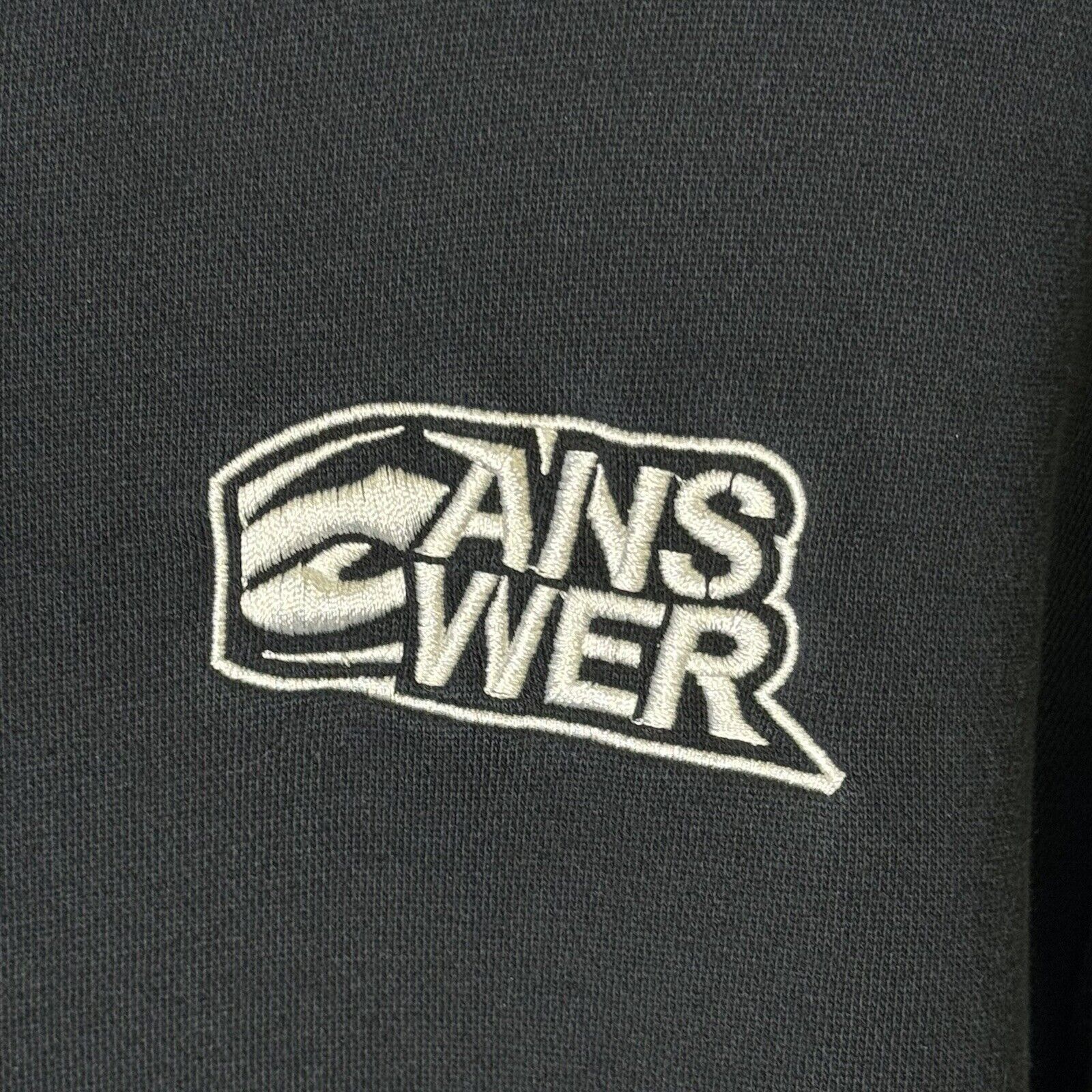 Vintage Answer Racing Hoodie Mens 2XL Black Y2k Sweatshirt Motocross Size US XXL / EU 58 / 5 - 5 Thumbnail