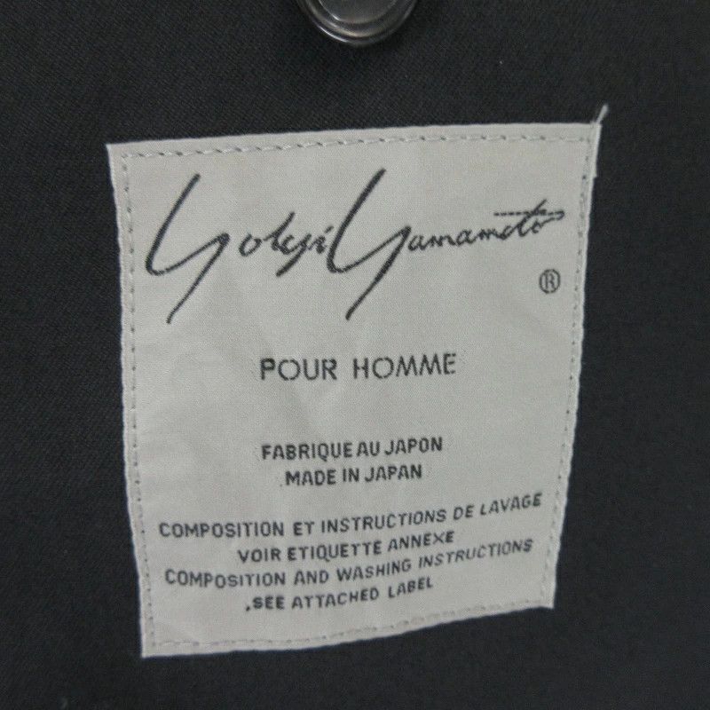 Yohji Yamamoto Yohji Yamamoto POUR HOMME 88SS Eyelet Gaba Jacket Size US L / EU 52-54 / 3 - 7 Thumbnail