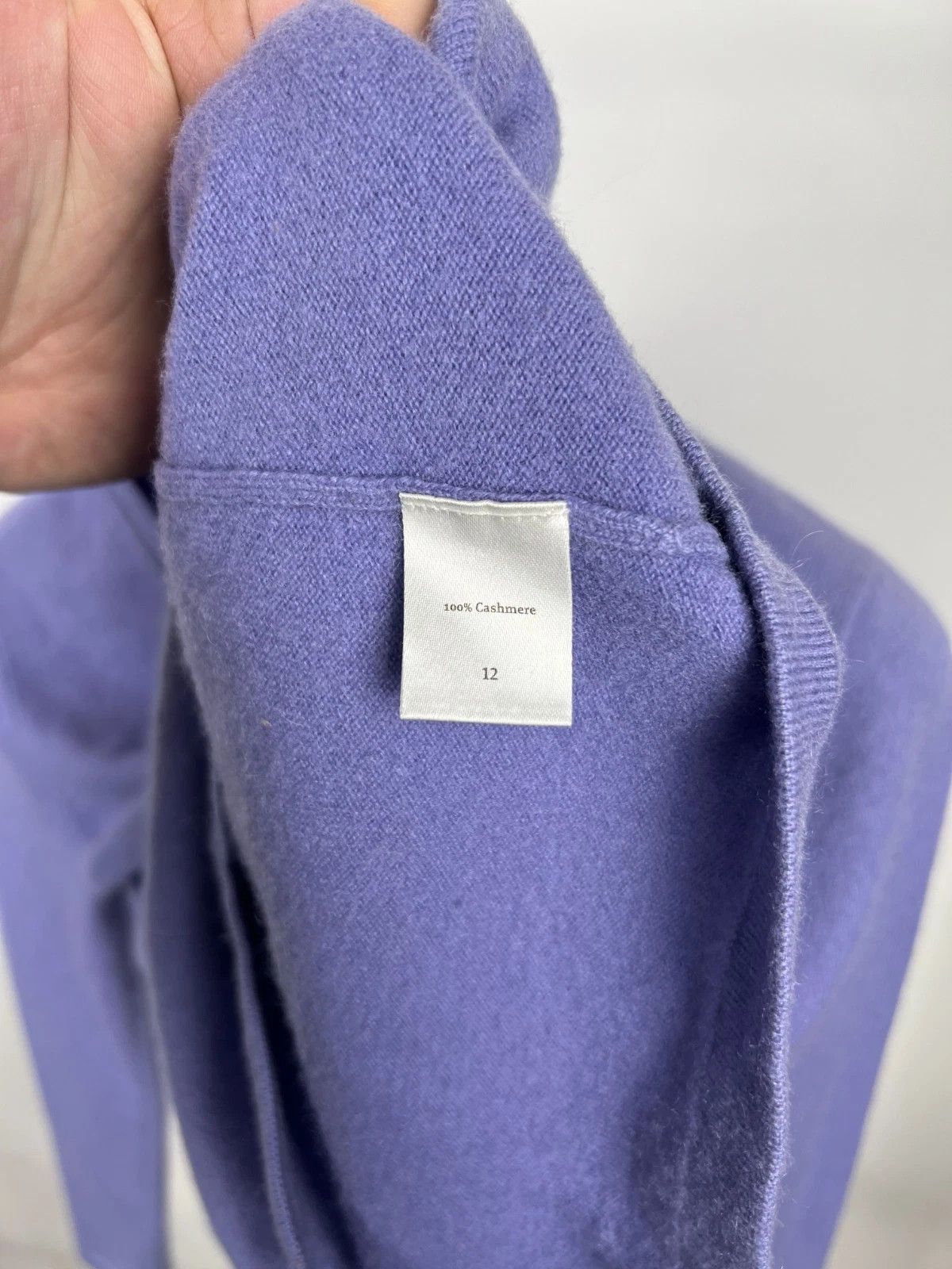 N.Peal N.Peal 100% Cashmere Sweater V-Neck Knit Luxury Soft Top Size M / US 6-8 / IT 42-44 - 5 Thumbnail
