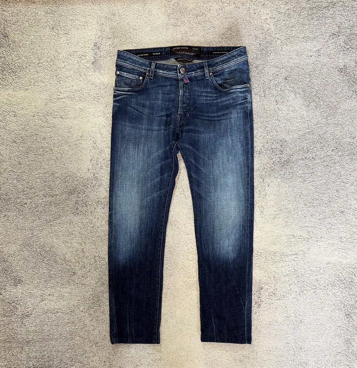 Jacob Cohen Jacob Cohen J622 Comfort Jeans 33 Handmade Dark Wash Denim Size US 33 - 2 Thumbnail