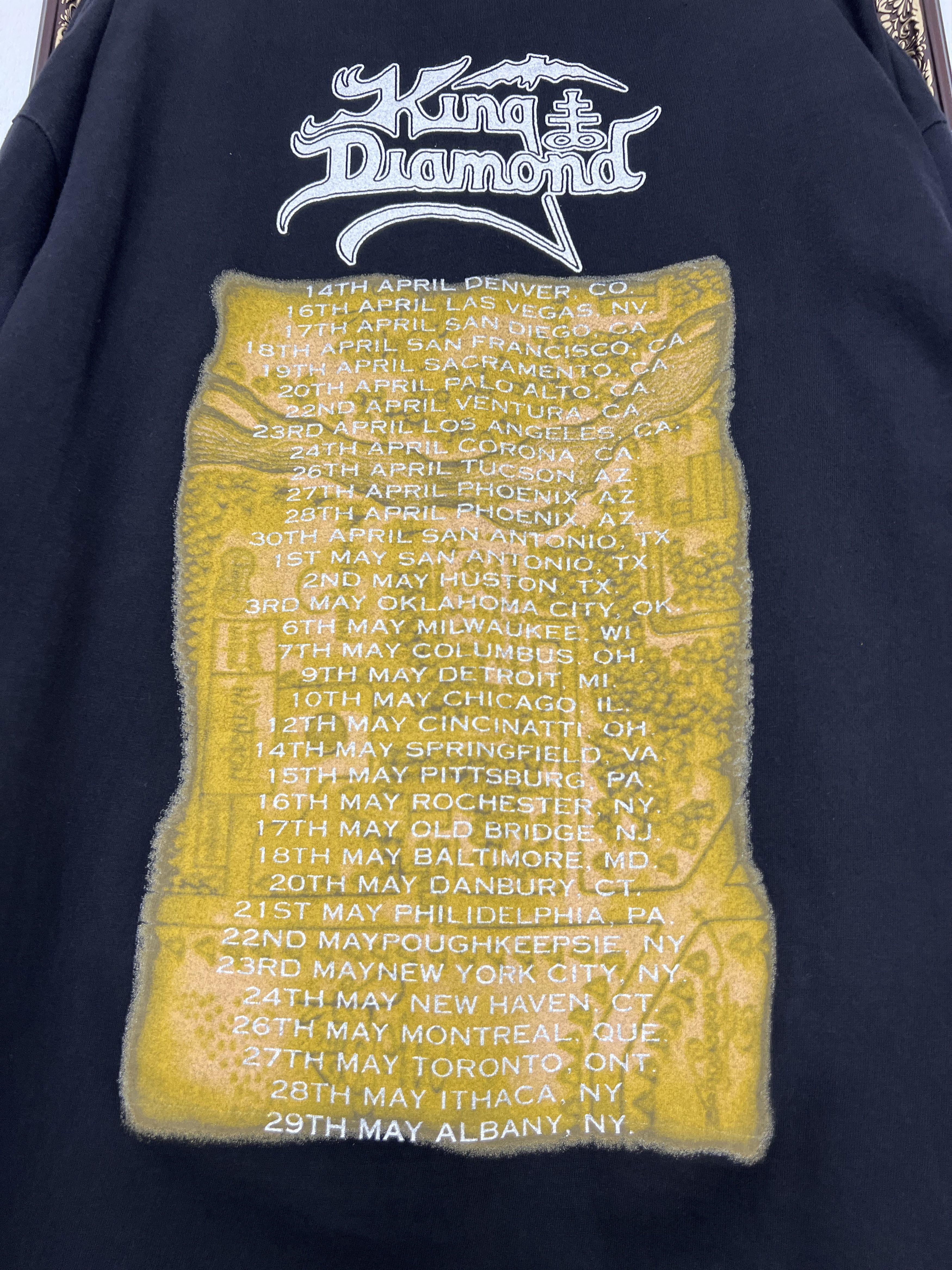 Vintage Vintage 1998 King Diamond Voodoo World Tour Tee Shirt Size US XL / EU 56 / 4 - 10 Thumbnail