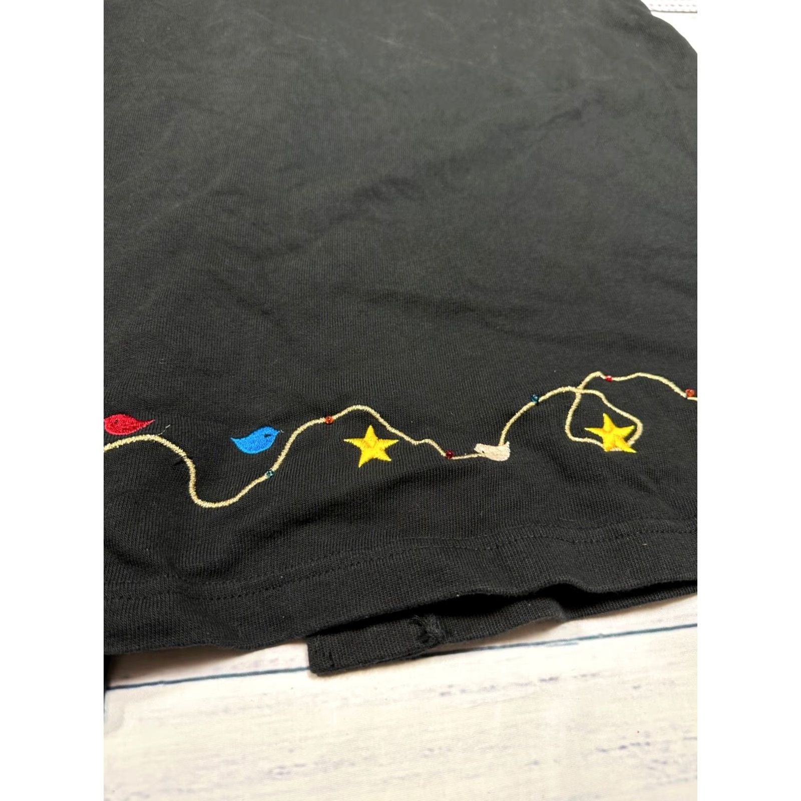 Bell Bechamel Maxi Dress Bechamel Black M Women Holiday Bechamel Sleeveless ReinDeer Embroidered Jingle Bells Dress Size M / US 6-8 / IT 42-44 - 7 Thumbnail