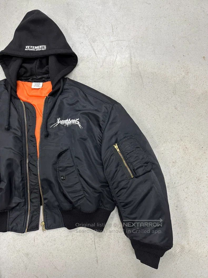 Vetements Vetements Five-Star Bomber Hooded Cotton Jacket Size US S / EU 44-46 / 1 - 3 Thumbnail