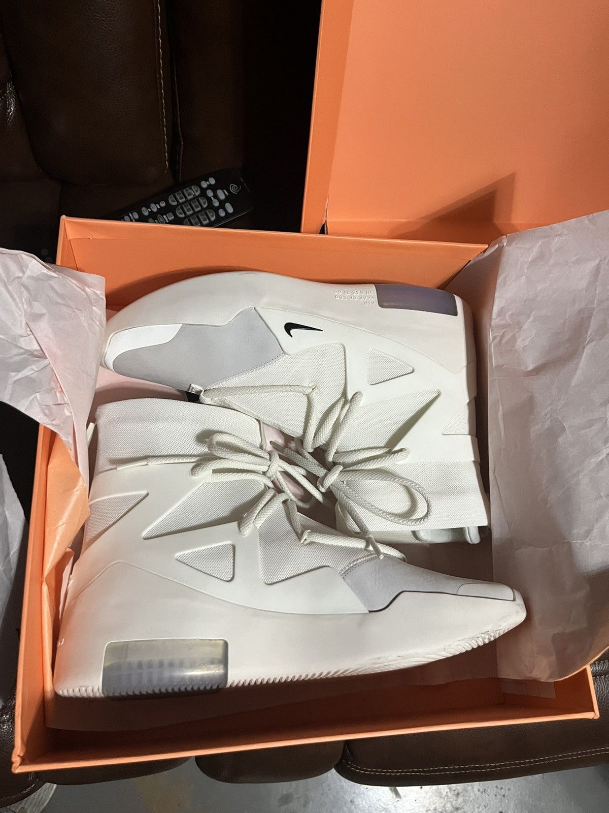 Nike Nike Air fear of god 1 sail/black-sail Size US 10.5 / EU 43-44 - 5 Thumbnail