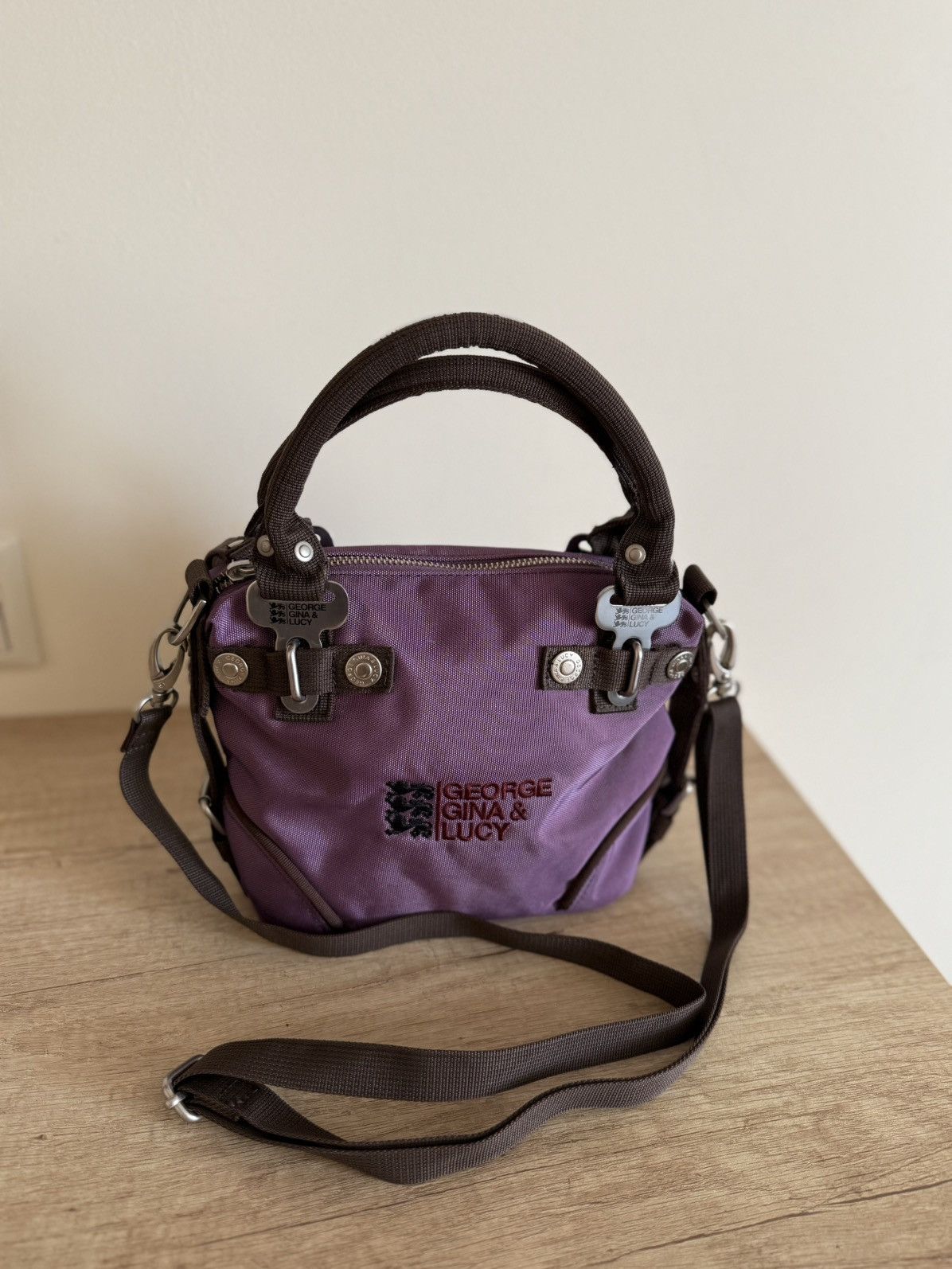 George Gina & Lucy George Gina & Lucy Purple Y2K Gorpcore Mini Bag Size ONE SIZE - 5 Thumbnail