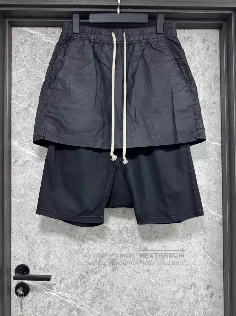 Rick Owens RICK OWENS size S Wax-faced culottes, shorts Size US 27 - 1 Thumbnail