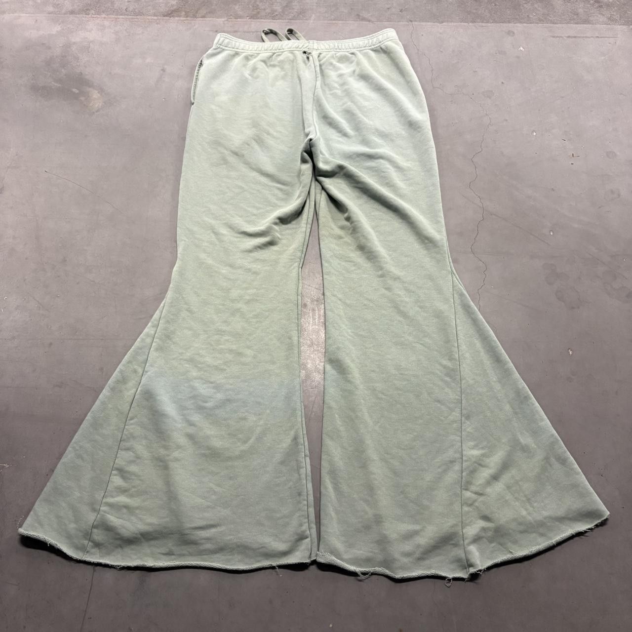 Vintage Crazy Vintage Y2K/2000s Super Flared Green Streetwear Style Sweatpants! Size US 32 / EU 48 - 5 Thumbnail