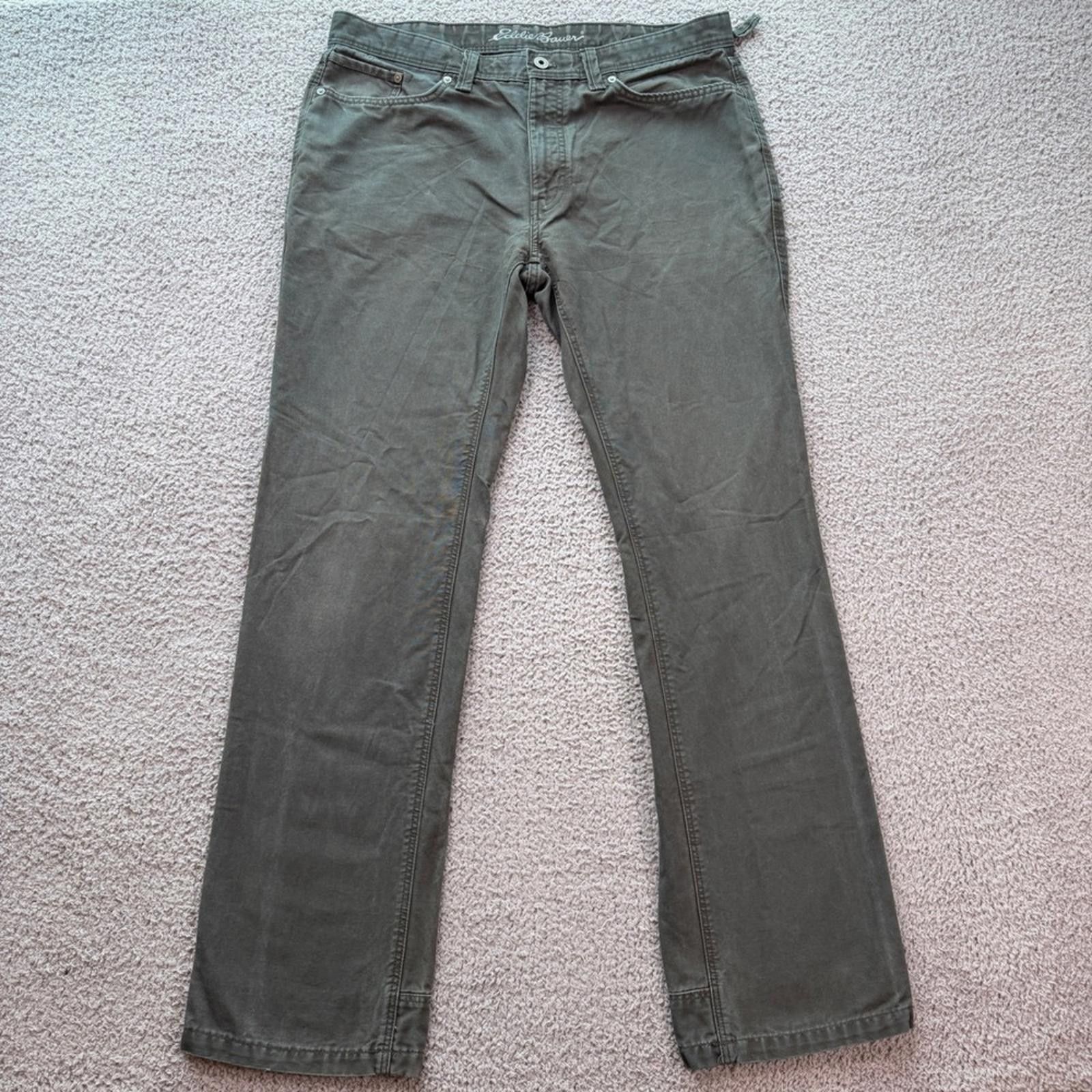 Eddie Bauer Eddie Bauer Canvas Workwear Pants 36x34 Straight Fit Size US 36 / EU 52 - 1 Thumbnail