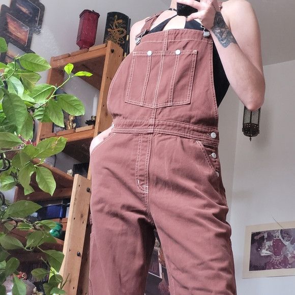 Aritzia Aritzia Sun-deh Brown Dungarees Overalls - Size S Size 28" / US 6 / IT 42 - 8 Thumbnail