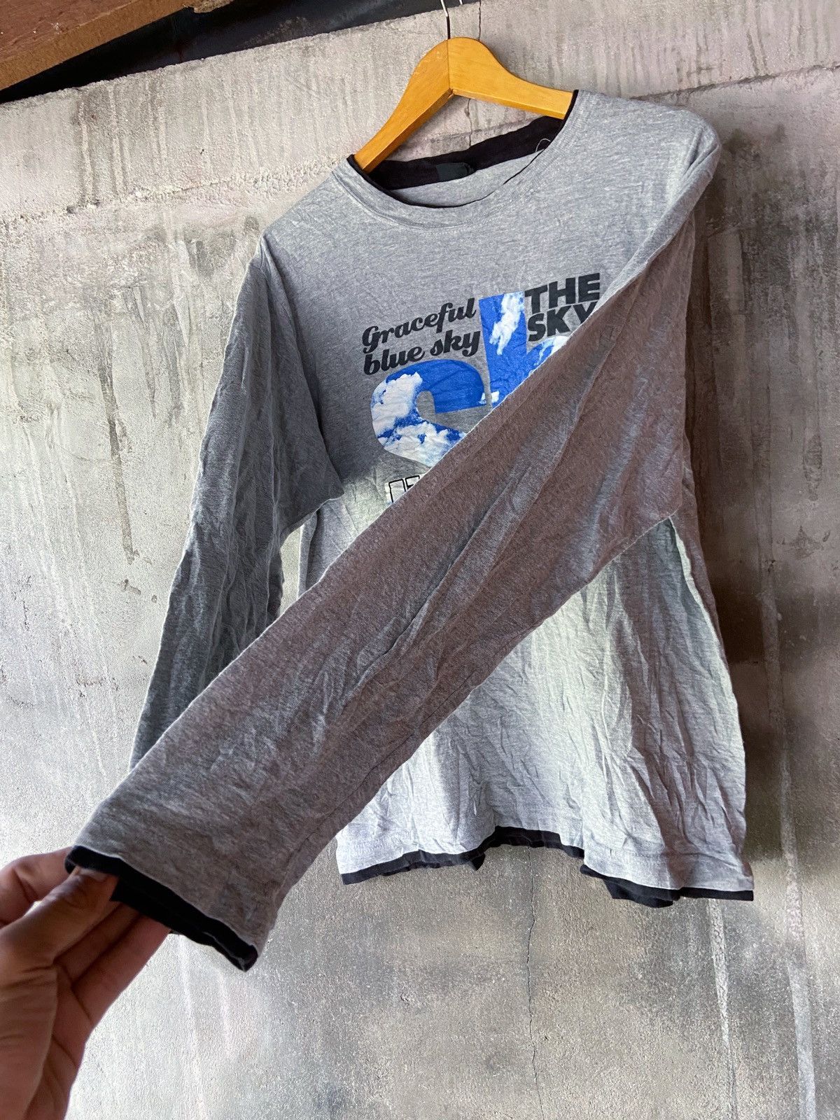 Beauty Beast × Hysteric Glamour × Japanese Brand GRACEFUL BLUE SKY THE SKY LONG SLEEVE Size US M / EU 48-50 / 2 - 7 Thumbnail