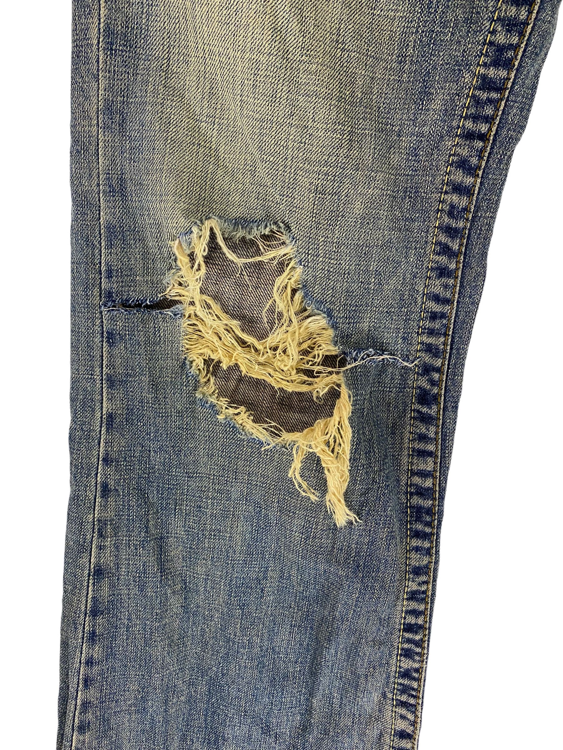 Japanese Brand × Vanquish Vanquish distressed low rise flare jeans Size US 34 / EU 50 - 6 Thumbnail