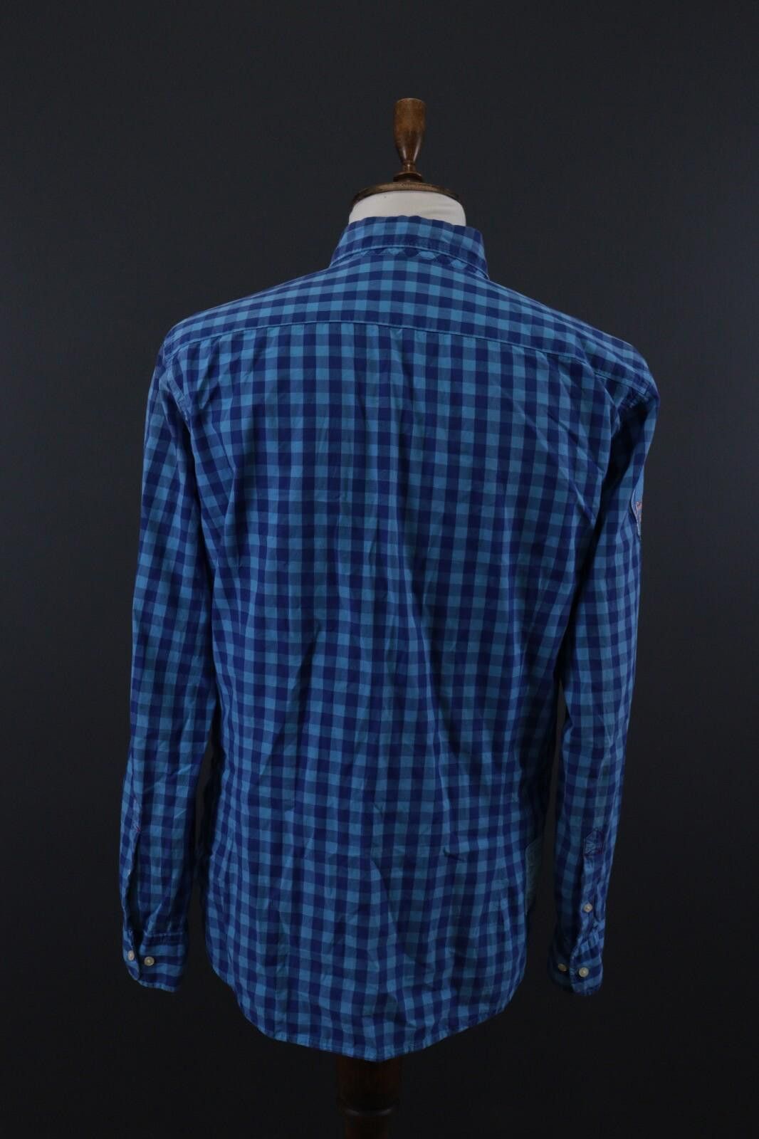La Martina La Martina Blue Check Slim Saint Tropez Shirt Size XXL Size US XXL / EU 58 / 5 - 9 Thumbnail