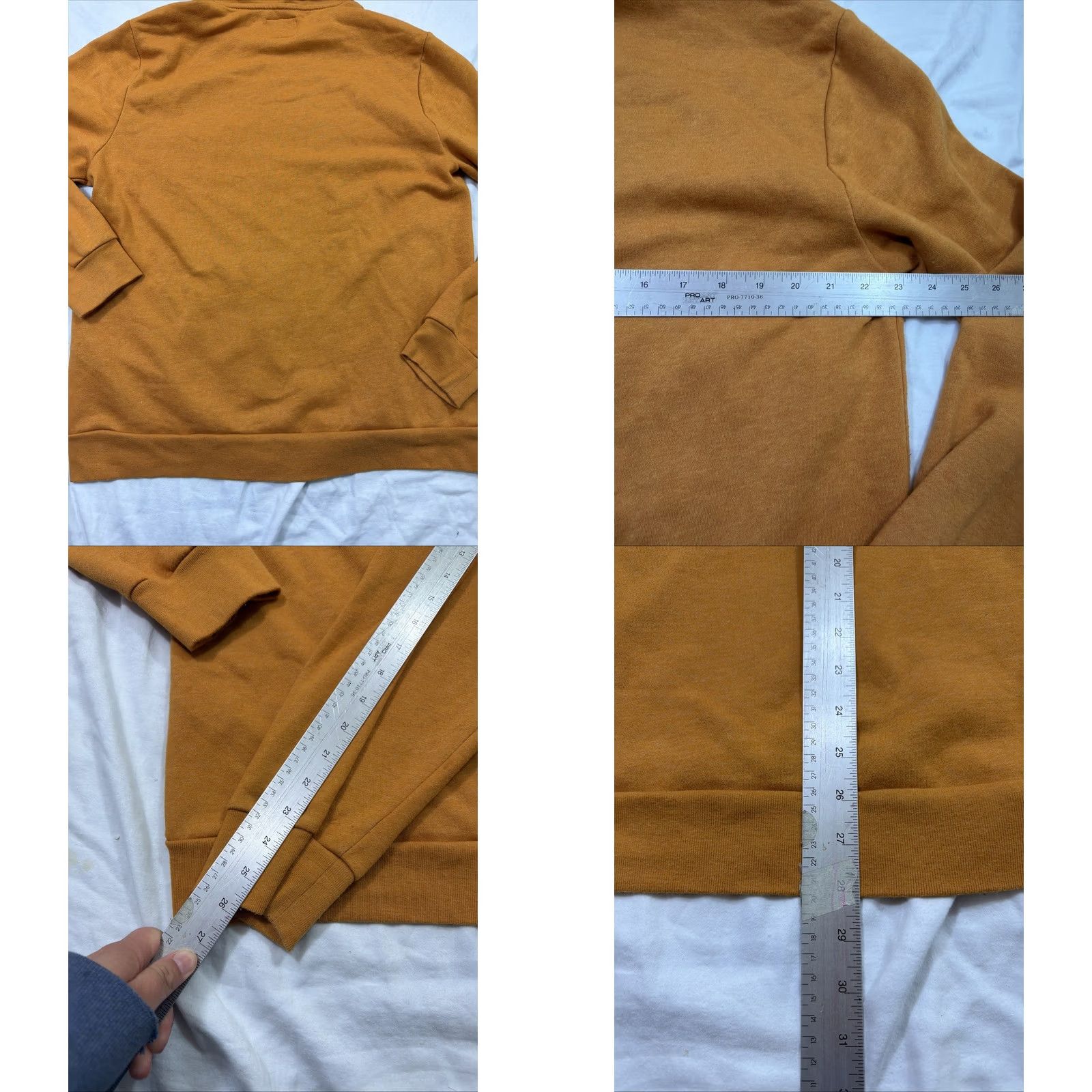 Old Navy VINTAGE Old Navy USA Graphic Hoodie Sweatshirt Mens XL Yellow Mustard Pullover Size US XL / EU 56 / 4 - 10 Thumbnail