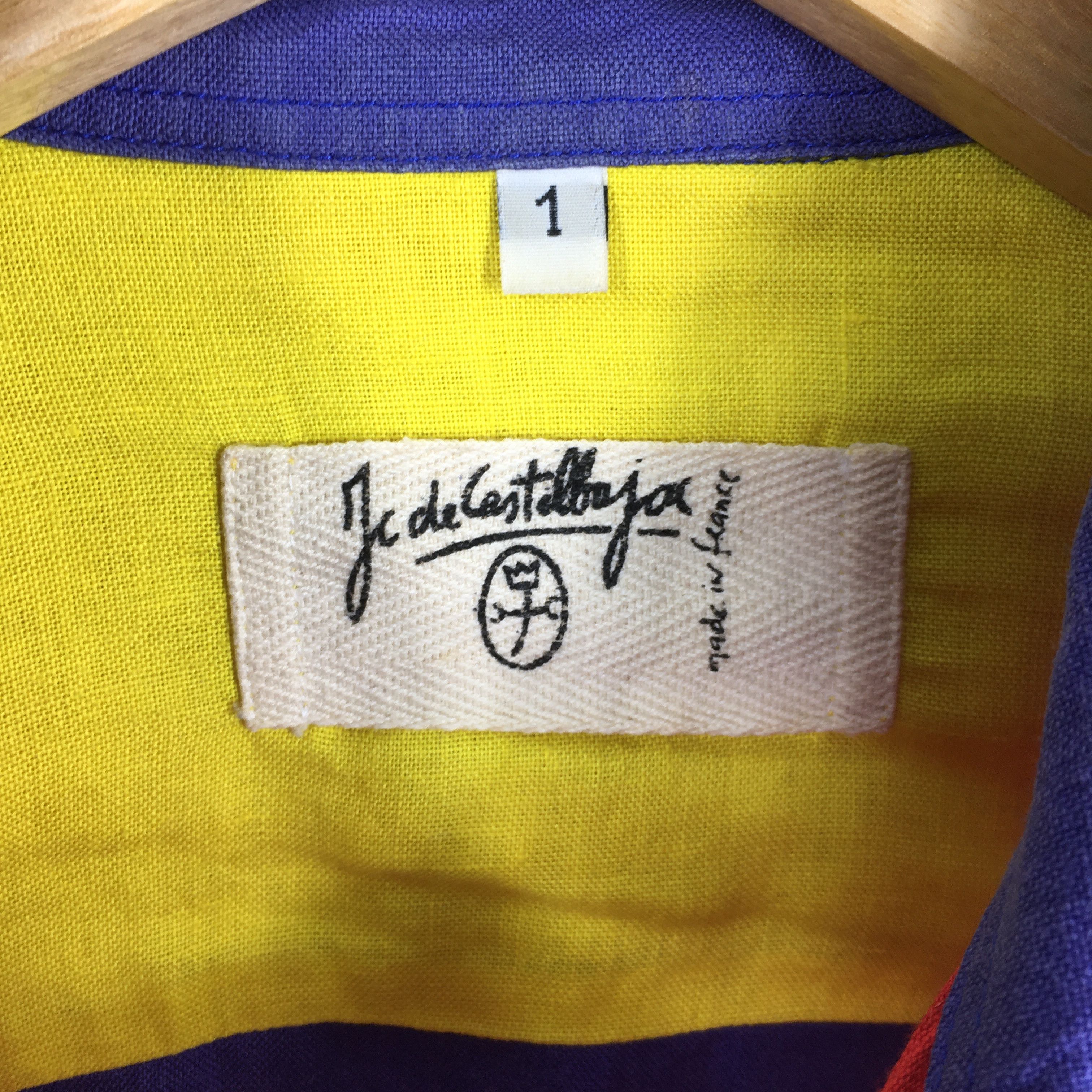 Jean Charles De Castelbajac Vintage 1990s Jc De Castelbajac Linen Shirt Medium Size US M / EU 48-50 / 2 - 5 Thumbnail