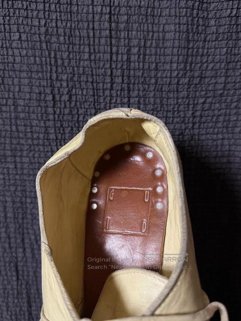 Other GUIDI Beige Low-top Horsehide Derby Shoes Size US 5.5 / EU 38 - 8 Thumbnail
