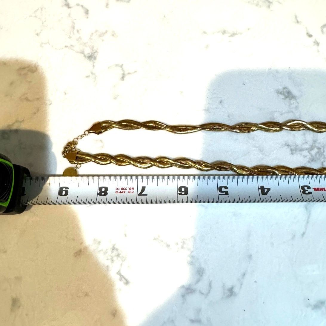 Other Plunder Design Chicago Twist gold tone Chain Necklace Size ONE SIZE - 6 Thumbnail