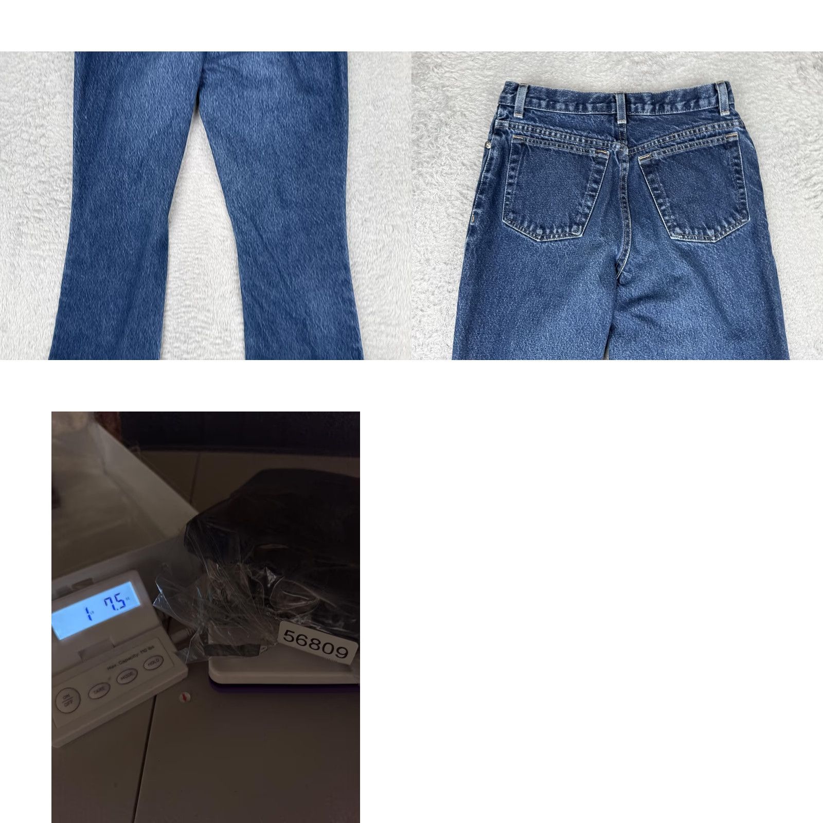 Jones New York Jones Jeans Womens Jeans Bootcut 6 Blue Medium Wash 29 Inseam 26 Waist Denim 100% Cotton Mid Rise Three-Pocket Zipper Button Distressed? No Size 28" / US 6 / IT 42 - 10 Thumbnail