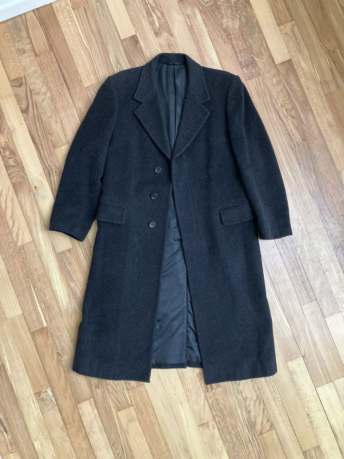 Yohji Yamamoto A.A.R Yohji Yamamoto D'URBUN Wool Long Chester Coat Black Size US L / EU 52-54 / 3 - 1 Thumbnail