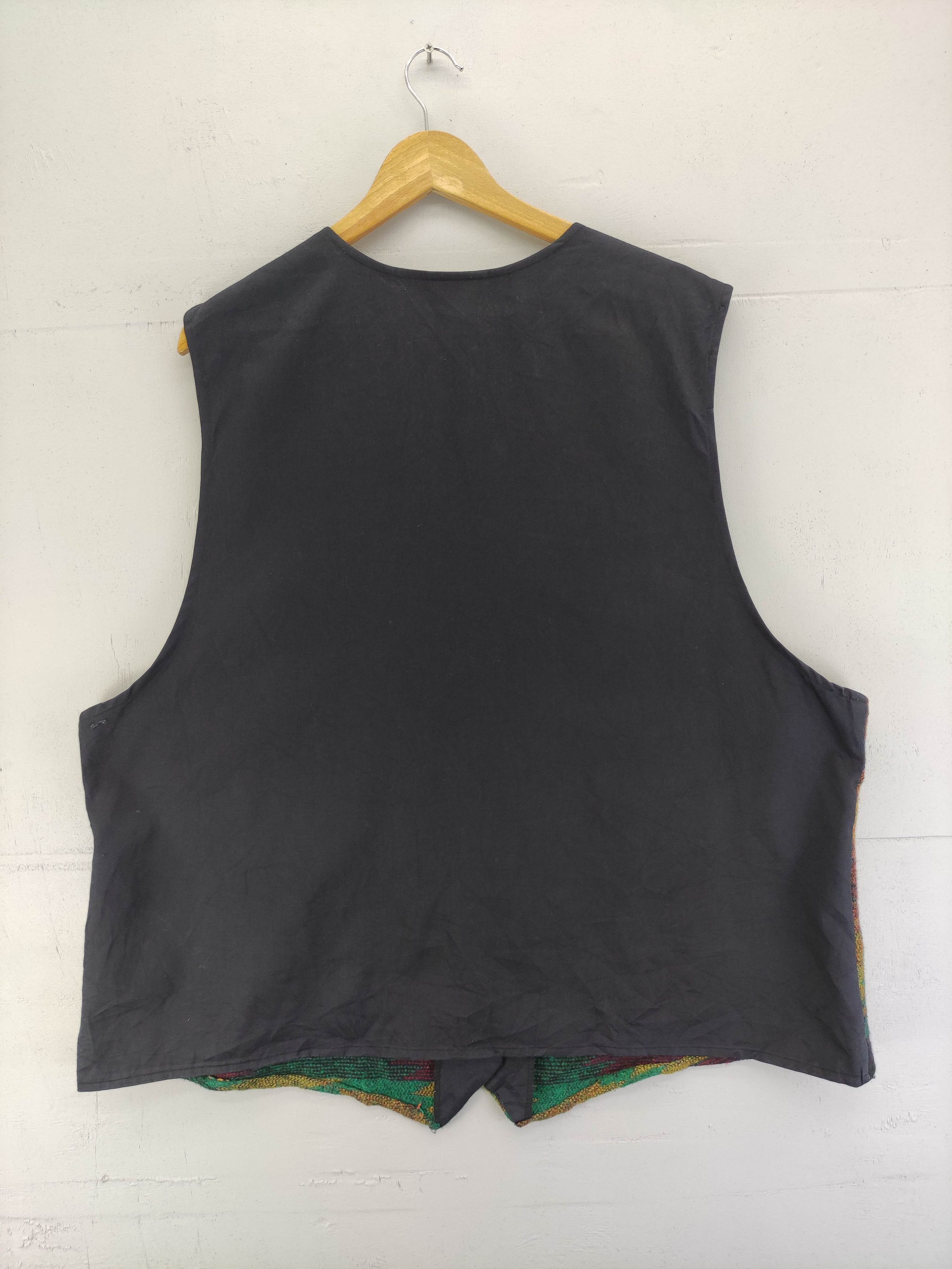 Japanese Brand Vintage Mk Plus Wool Vest Button Size US XXL / EU 58 / 5 - 6 Thumbnail