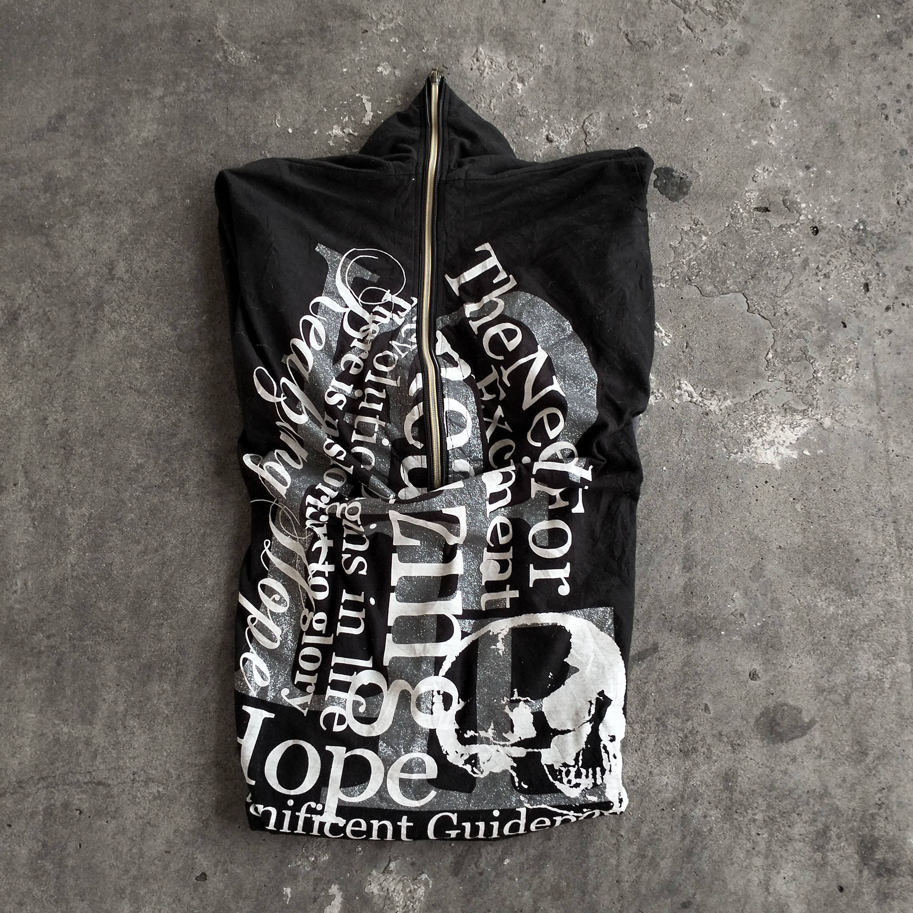 Vintage WILD LIFE LONGSLEEVE BLACK POEM TEE Size US XXL / EU 58 / 5 - 2 Thumbnail