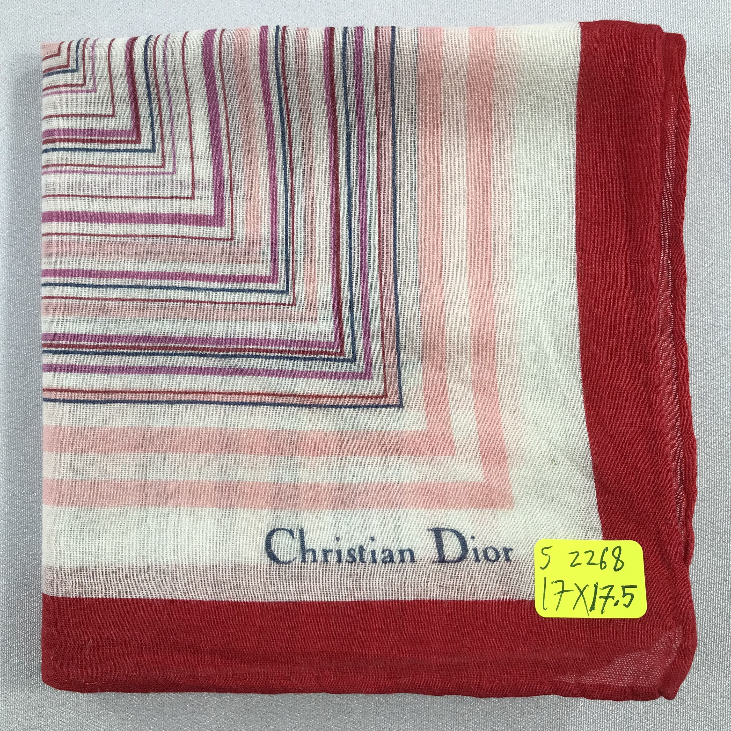 Vintage Christian Dior Bandana / Handkerchief / Neckerchief - S2268 Size ONE SIZE - 5 Thumbnail