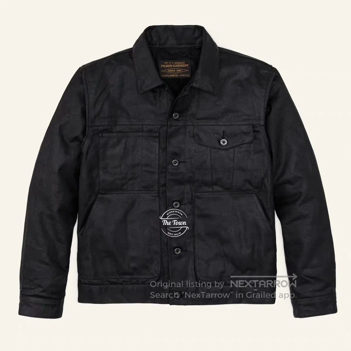 Filson Filson Cruiser Waxed Canvas Short Jacket. Size US L / EU 52-54 / 3 - 1 Thumbnail