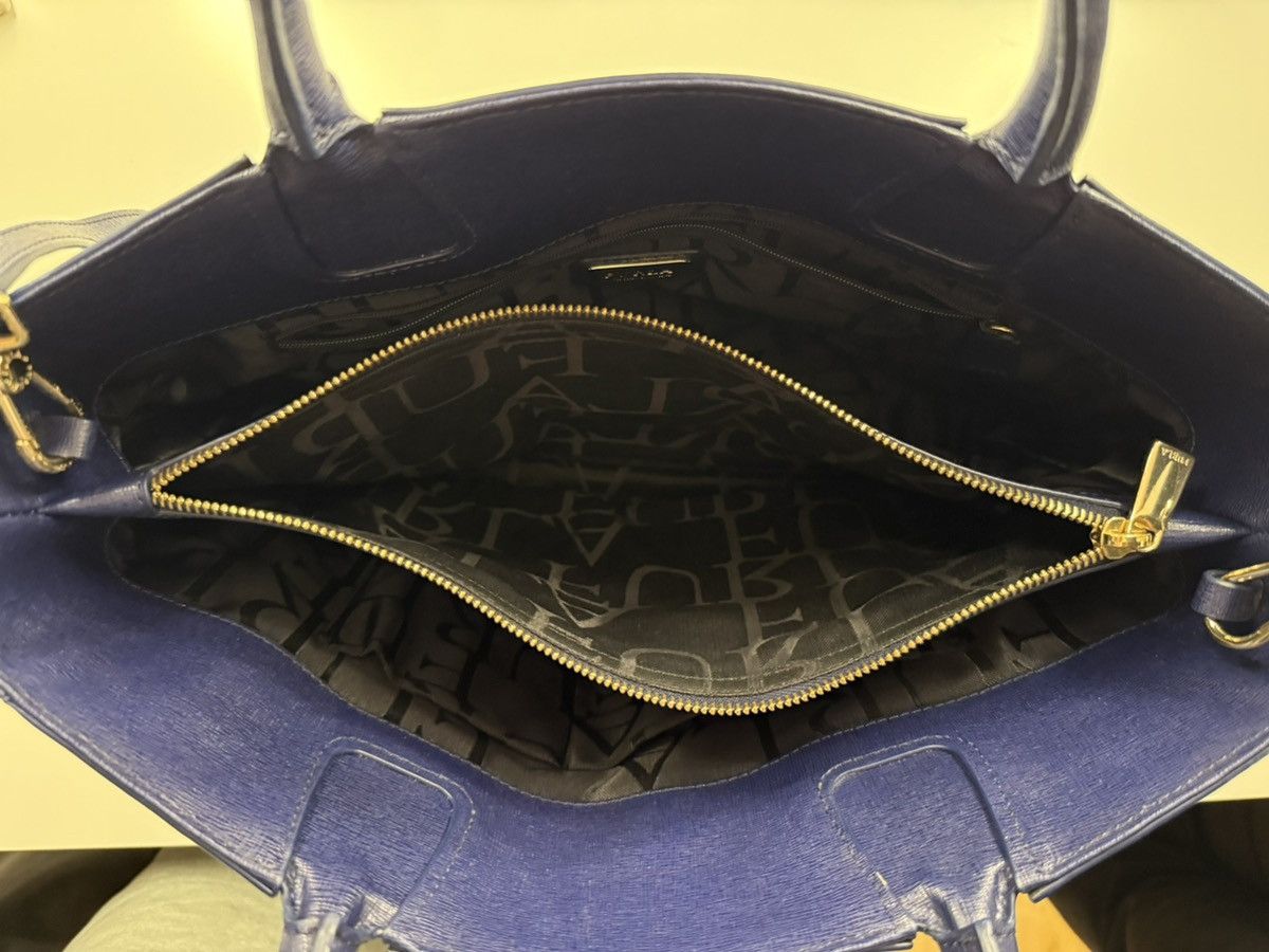 Furla Furla blue Leather Handbag Size ONE SIZE - 3 Thumbnail