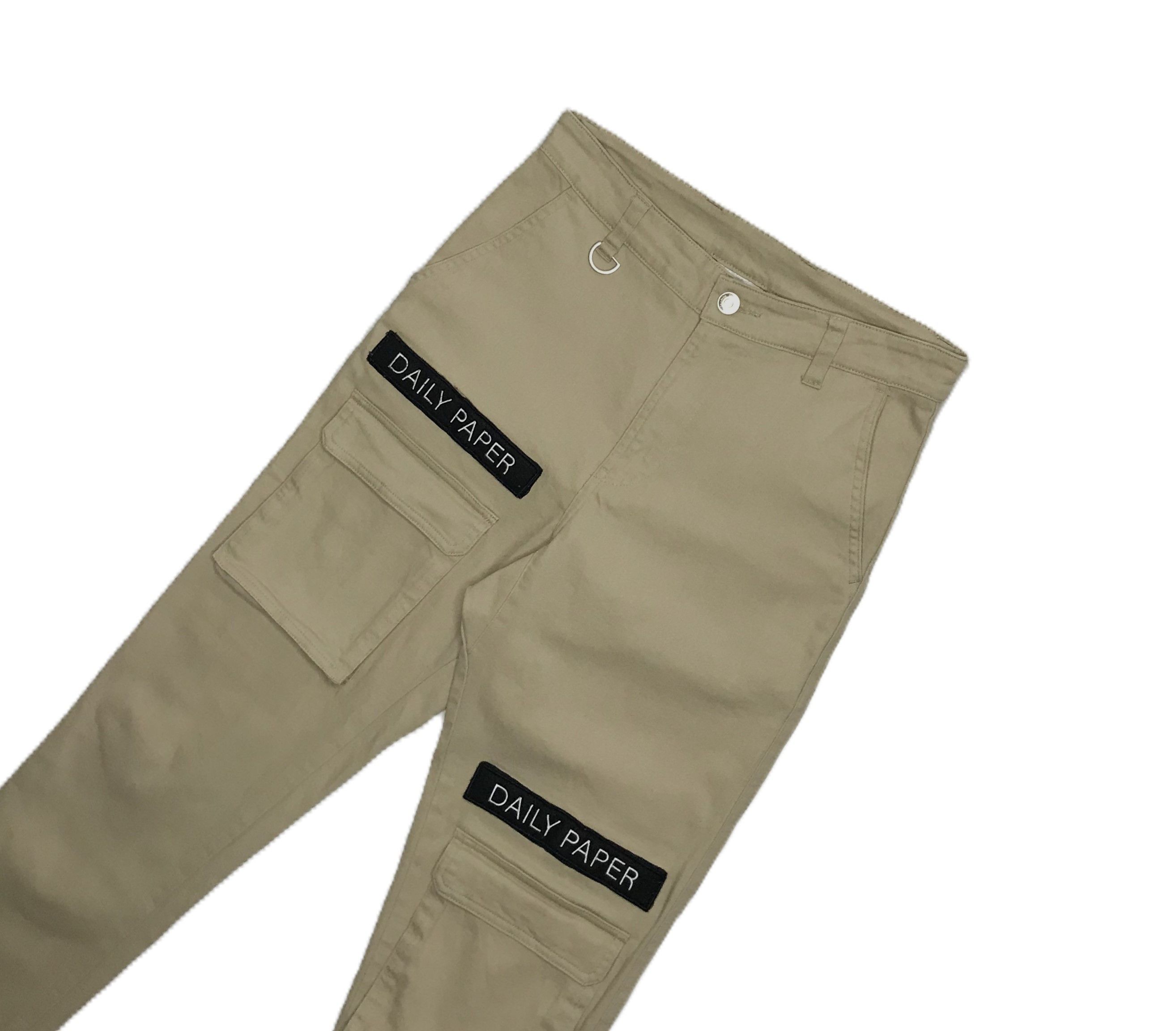 Daily Paper Daily Paper Mens Chinos Pant Cotton Beige Size US 28 / EU 44 - 3 Thumbnail