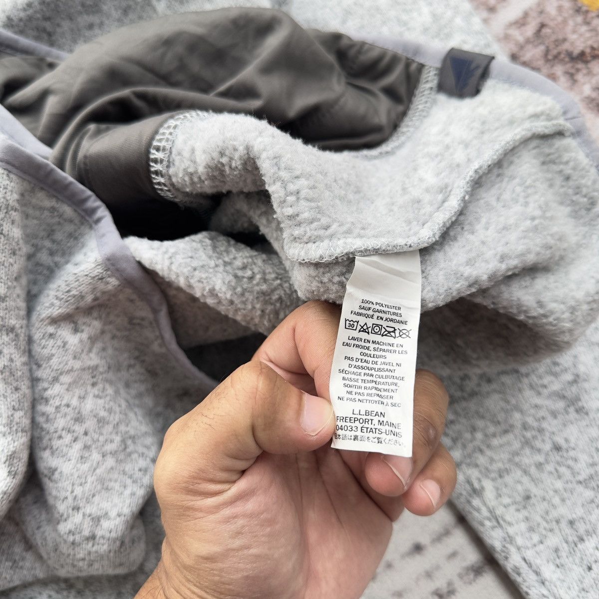 L.L. Bean L.L.BEAN FLEECE SNAP PULLOVER HEATHER GREY OUTDOOR Size US L / EU 52-54 / 3 - 9 Thumbnail