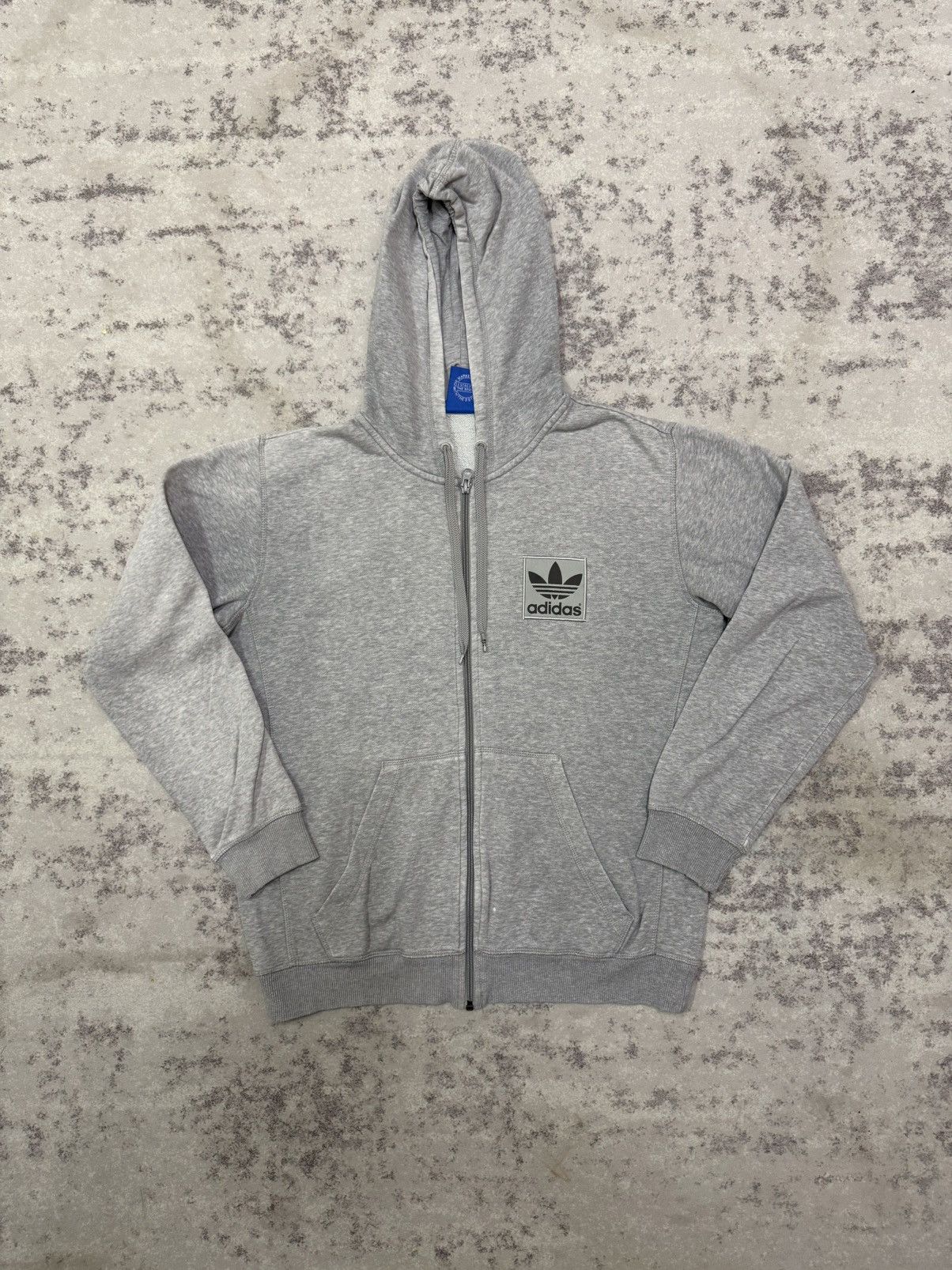 Adidas Adidas Trefoil Chest Logo Patch Zip Up Sweater Hoodie Size US M / EU 48-50 / 2 - 3 Thumbnail