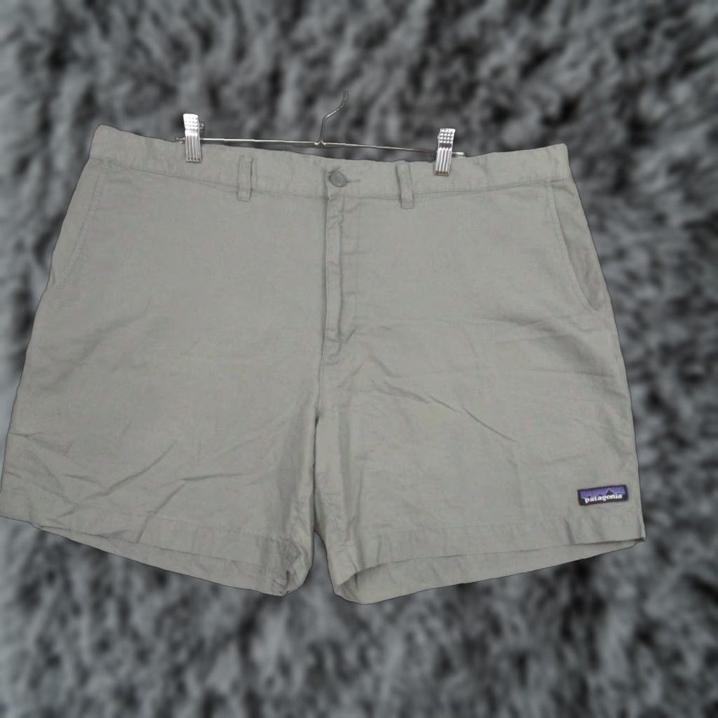 Patagonia Patagonia Shorts Mens 40 Gray All-Wear Hemp Organic Cotton Chino Flat Front Size US 40 / EU 56 - 1 Thumbnail