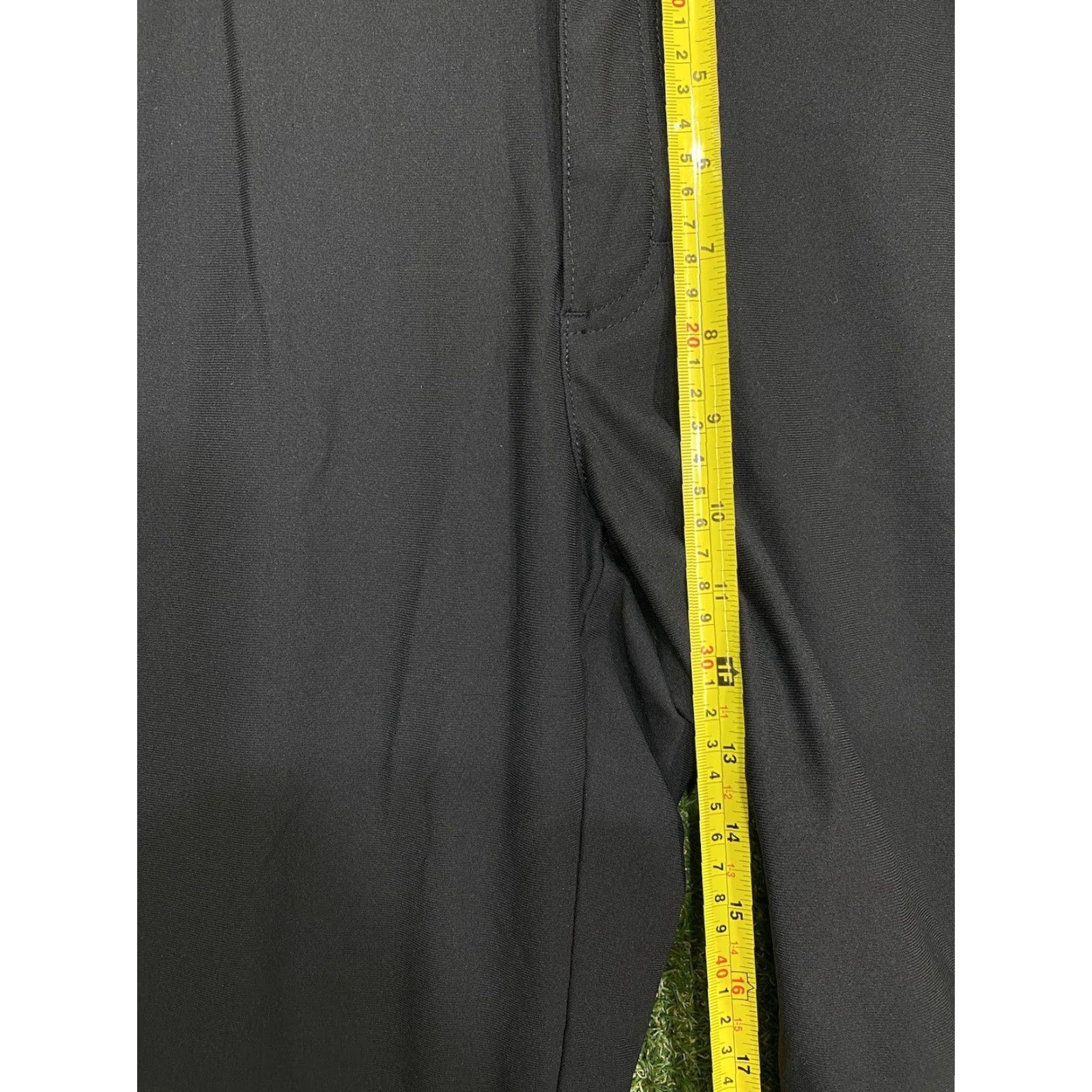 Vintage VRST Pants Mens 32x30 Solid Black Stretch Flat Front Performance Chino Y2K Size US 32 / EU 48 - 6 Thumbnail