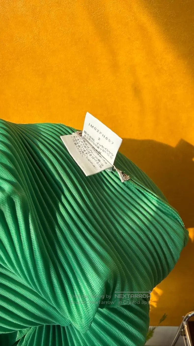Issey Miyake Issey Miyake Green Dress Size M / US 6-8 / IT 42-44 - 4 Thumbnail