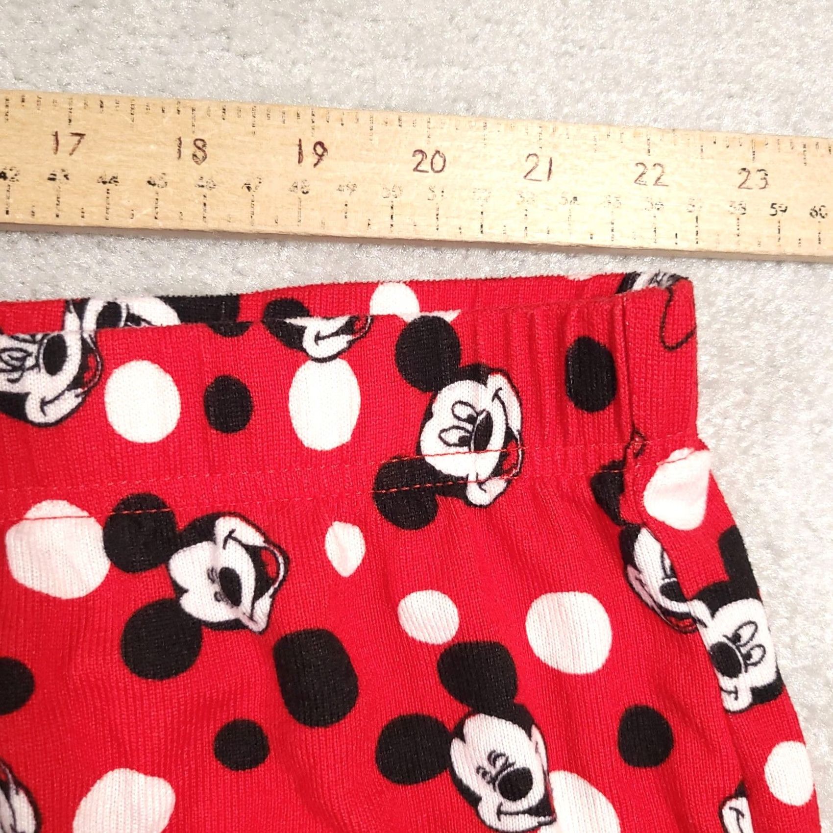Disney Disney Shorts Womens 2XL Red Minnie Mouse Polka Dot Sleep Lounge Pajama Size 40" / US 18 - 5 Thumbnail