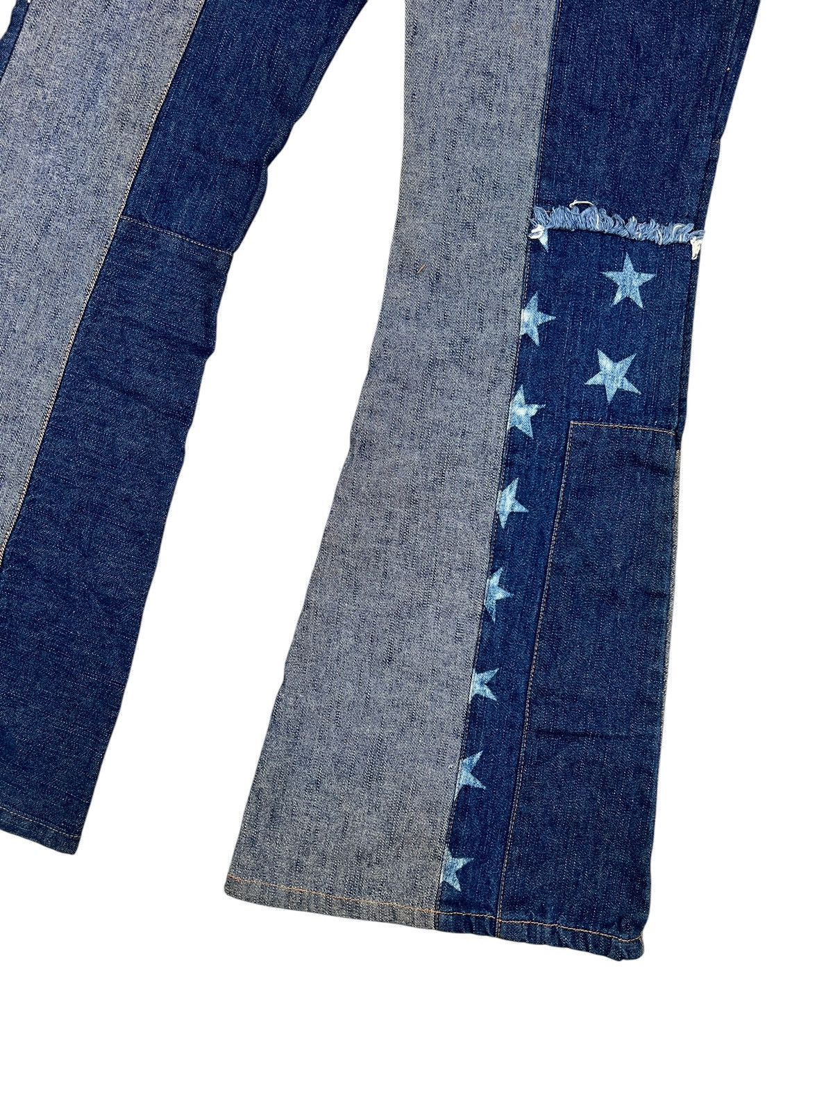 Hysteric Glamour × Japanese Brand F.M.N 🇯🇵 Rebuilt Flare Jeans Size 27" / US 4 / IT 40 - 7 Thumbnail