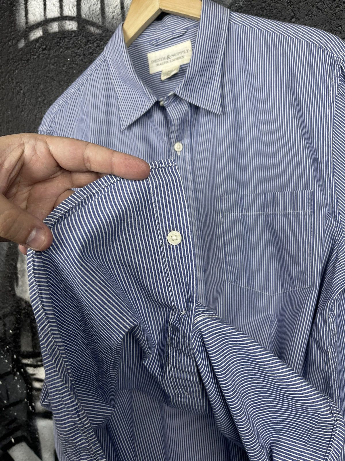 Denim & Supply Ralph Lauren Denim & Supply Ralph Lauren Button Up Striped Shirt Mens XL Size US XL / EU 56 / 4 - 11 Thumbnail