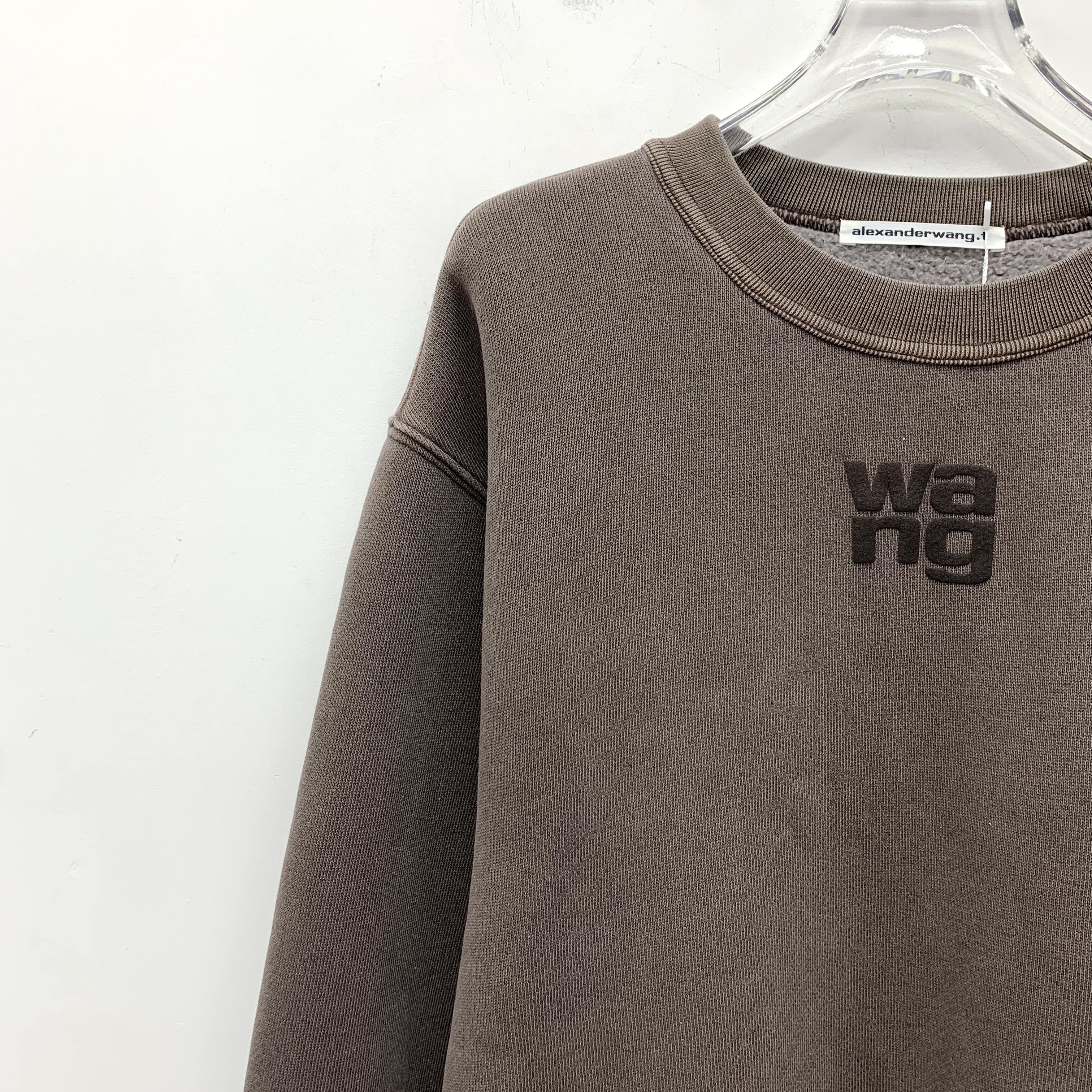 Alexander Wang Alexander Wang Logo Sweatshirt Brown (M) Size M / US 6-8 / IT 42-44 - 3 Thumbnail