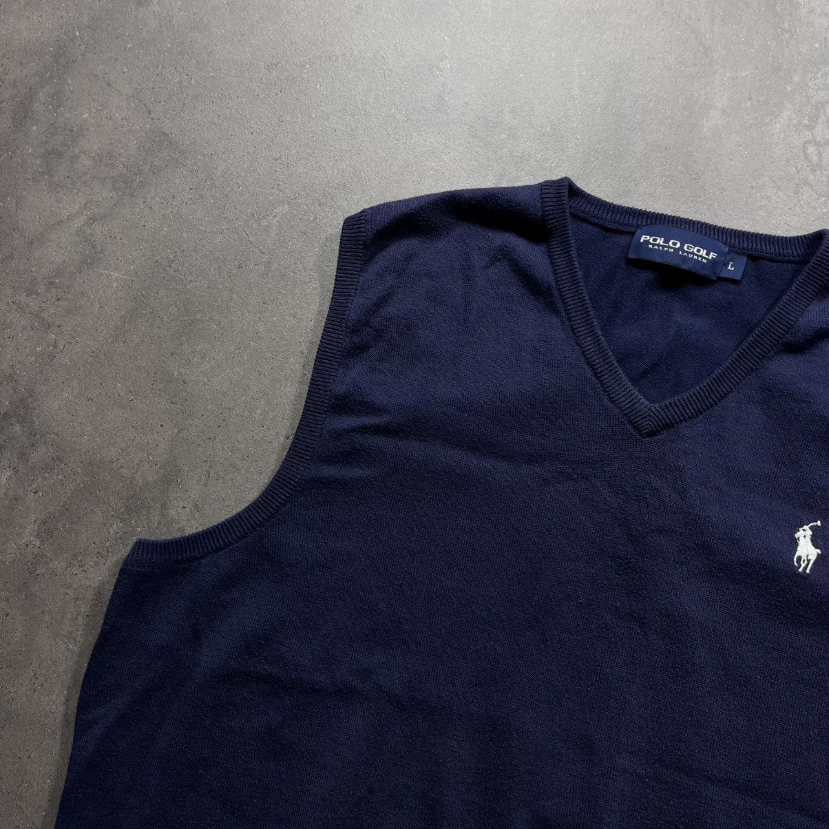 Polo Ralph Lauren Vintage 00s Polo Ralph Lauren Small Pony Vest Knit Sweater Size US L / EU 52-54 / 3 - 2 Thumbnail
