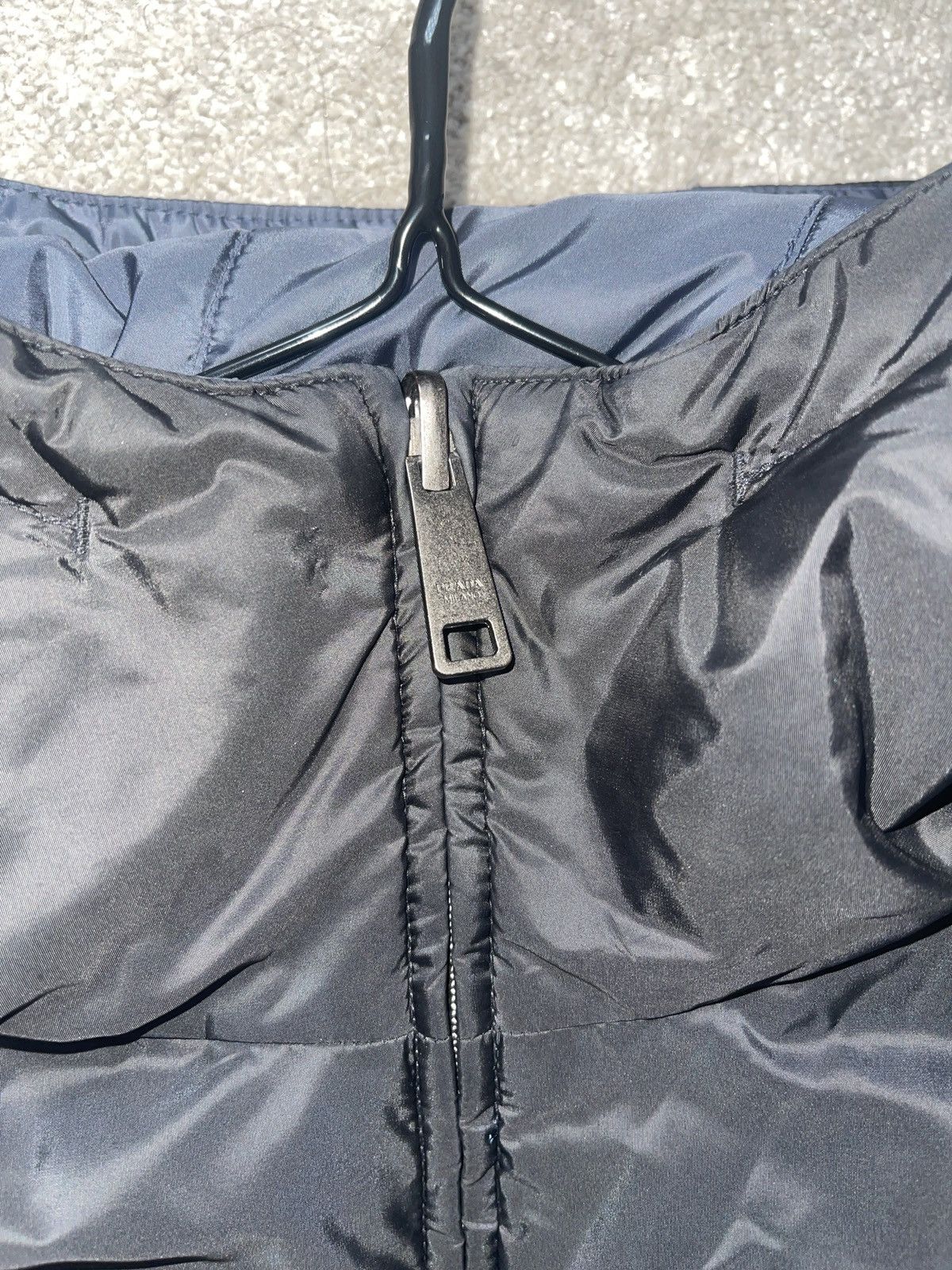 Prada PRADA 2021 Reversable Black/Blue Nylon Puffer Jacket Size US L / EU 52-54 / 3 - 4 Thumbnail