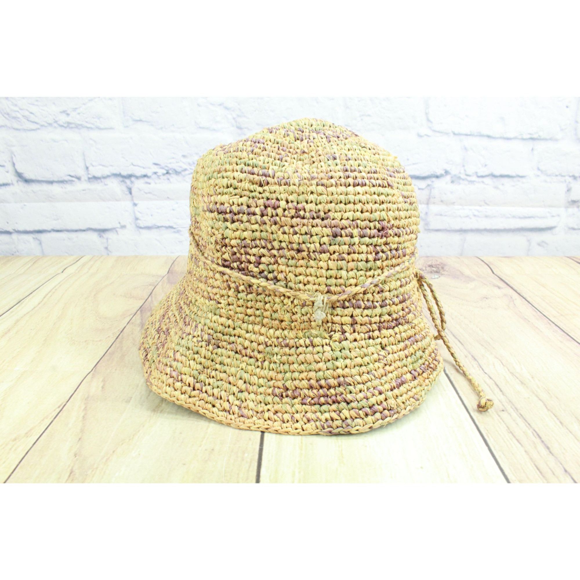 Orvis Orvis Women's Brown Straw Breathable Summer Bucket Hat Size ONE SIZE - 3 Thumbnail