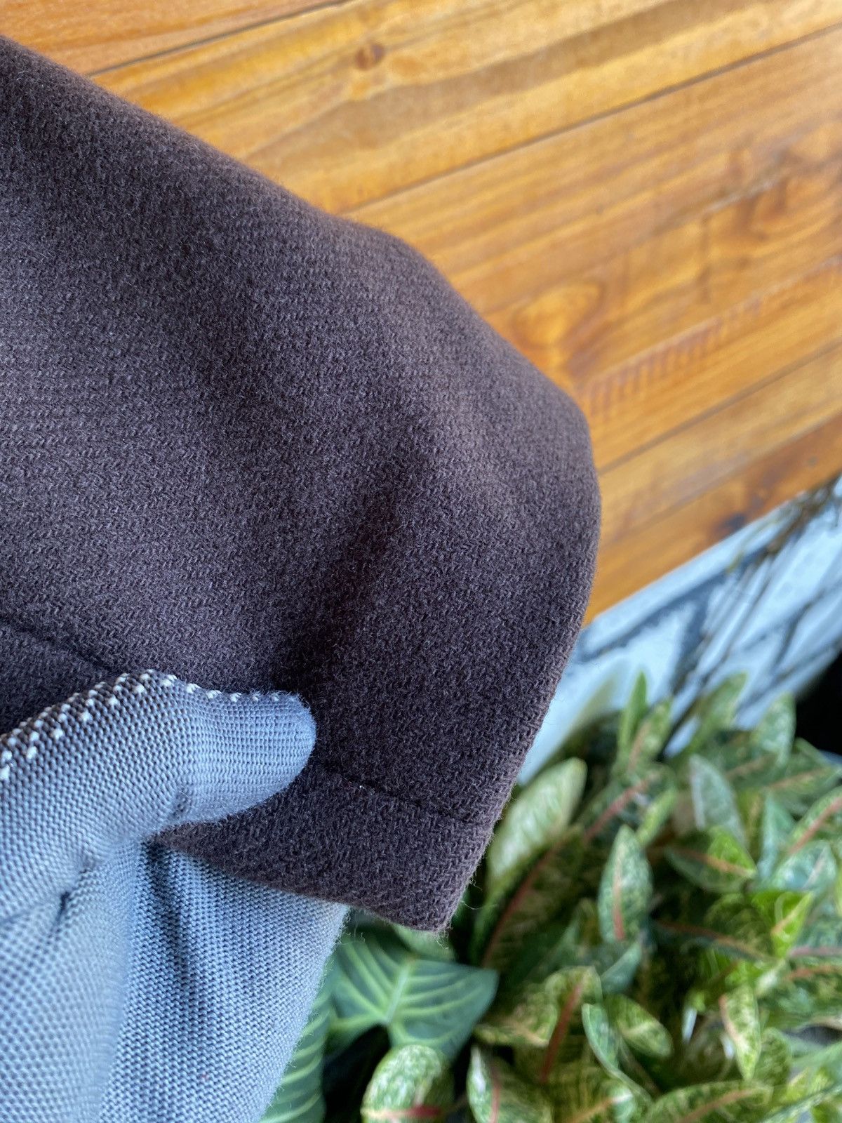 Japanese Brand Vintage INÉD Brown Hooded Wool Coat| Women’s Size 2 Size M / US 6-8 / IT 42-44 - 13 Thumbnail