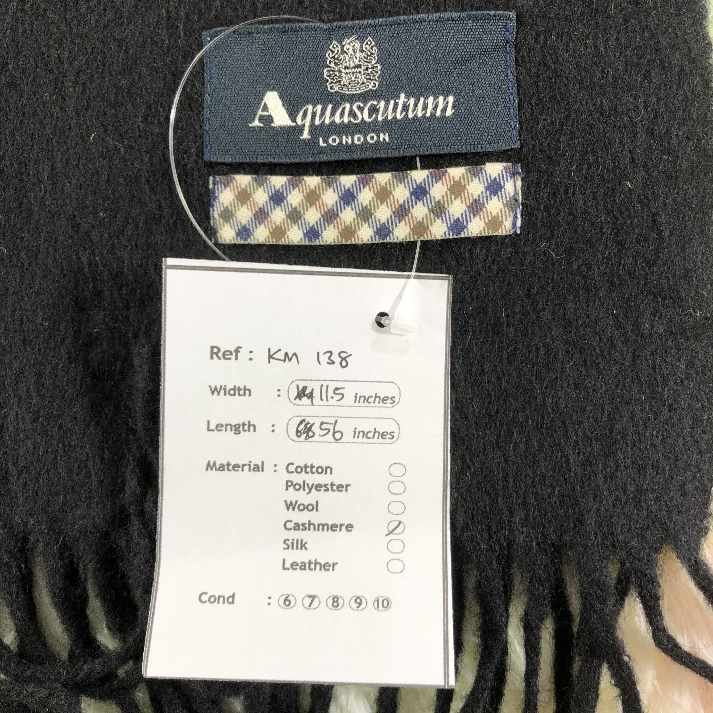Aquascutum Aquascutum Scarf / Muffler / Neckwear - KM138 Size ONE SIZE - 6 Thumbnail