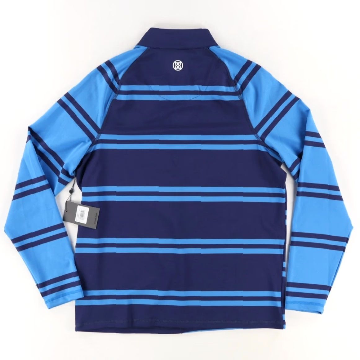G/FORE G/Fore Offset Stripe 1/4 Zip Pullover High Stretch Blueprint Men's S Shirt Size US S / EU 44-46 / 1 - 4 Thumbnail