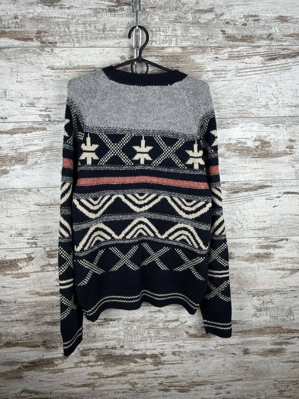 Desigual Mens Vintage Desigual Sweater big logo luxury rare y2k Size US M / EU 48-50 / 2 - 9 Thumbnail