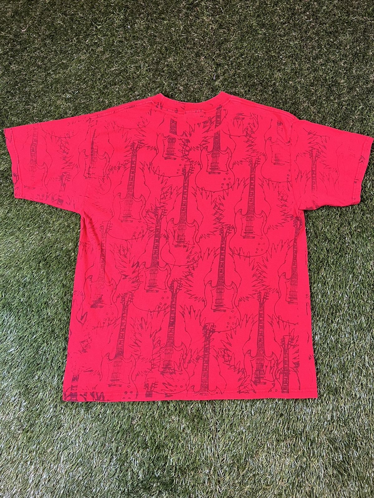 Band Tees Vintage Y2k Grunge Guitar AOP All Over Print Rock Band Tee Size US L / EU 52-54 / 3 - 4 Thumbnail