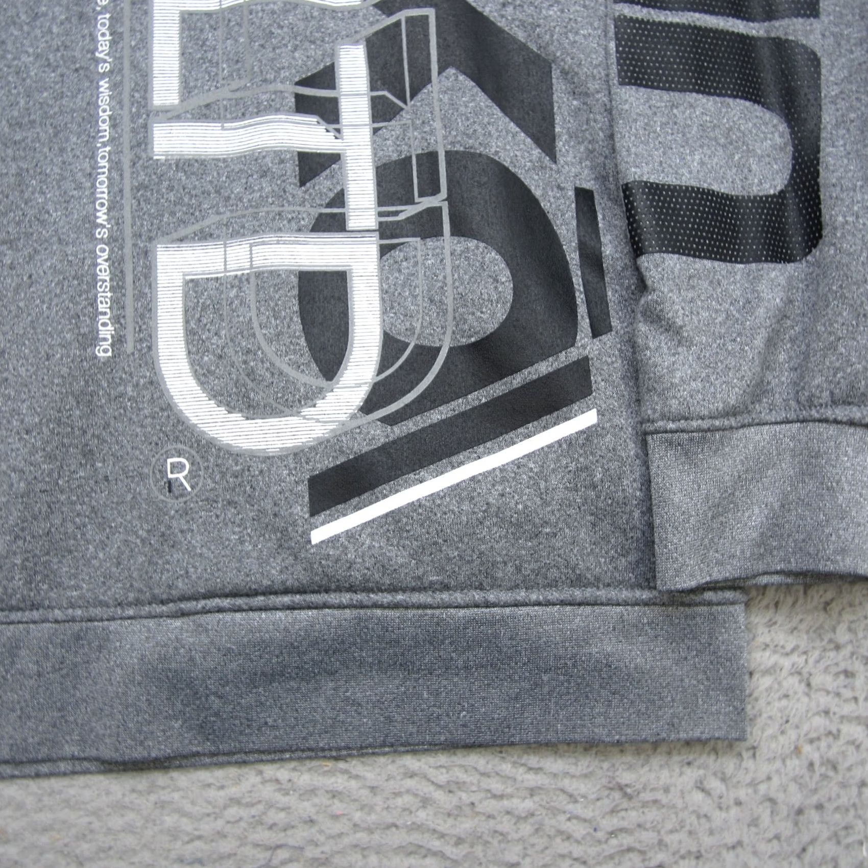 Ecko Unltd. Ecko Hoodie Mens 3XL Gray Rhino Print Skater Grunge Y2K AOP Pullover Sweatshirt Size US XXL / EU 58 / 5 - 3 Thumbnail