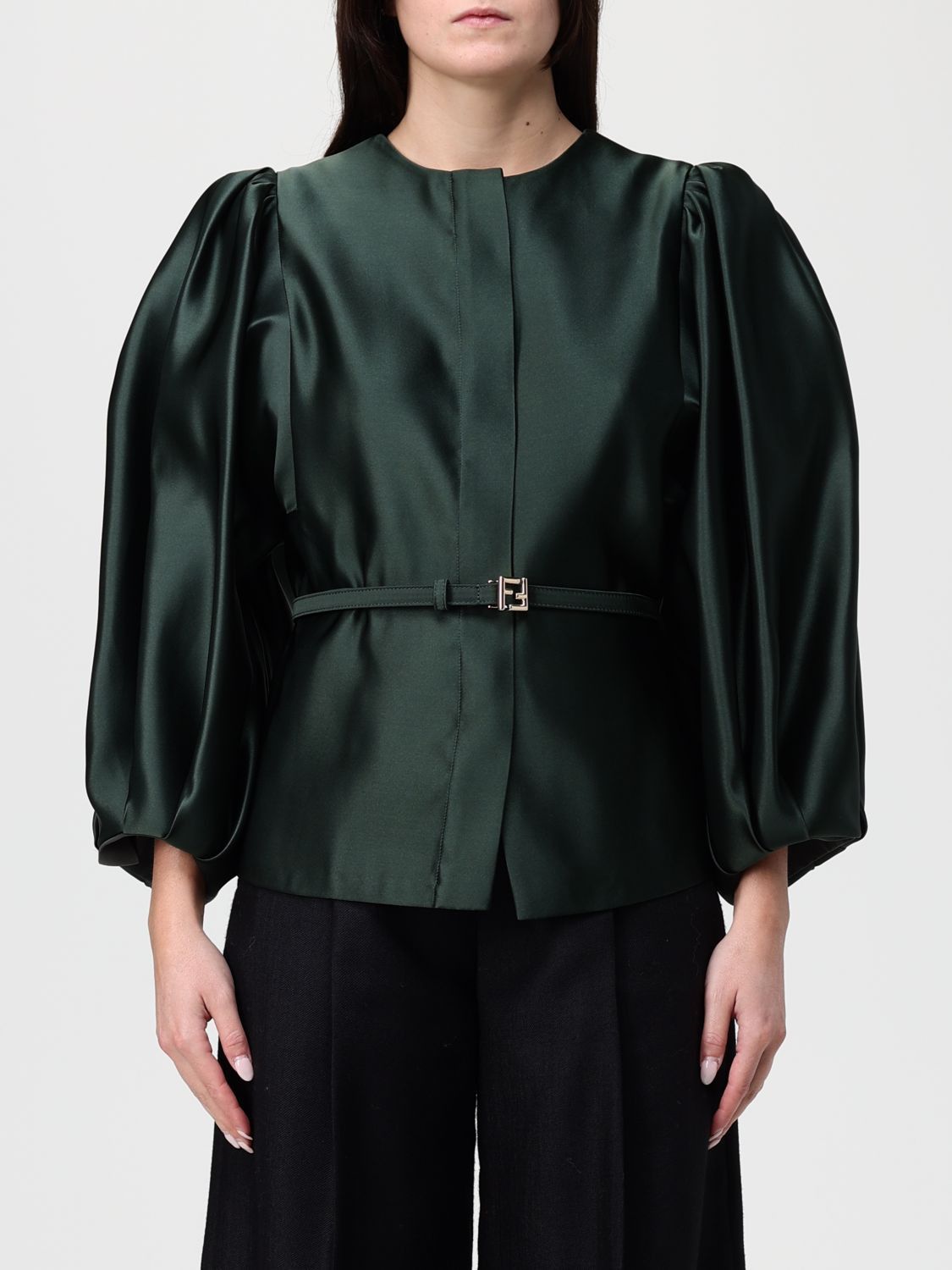 Fendi Fendi Jacket Woman Green Size XS / US 0-2 / IT 36-38 - 1 Thumbnail
