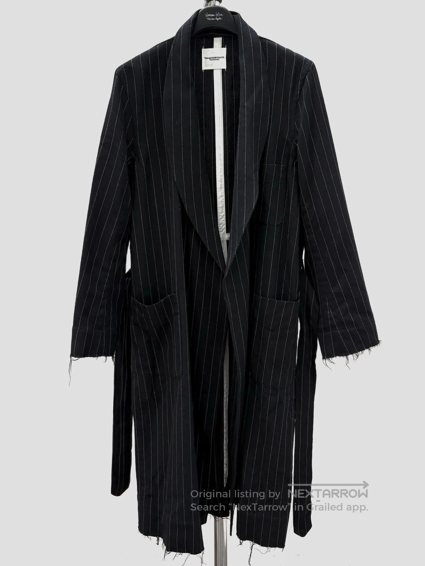 Takahiromiyashita The Soloist. THE SOLOIST AW15 Wool Robe Coat 46. Size US S / EU 44-46 / 1 - 1 Thumbnail