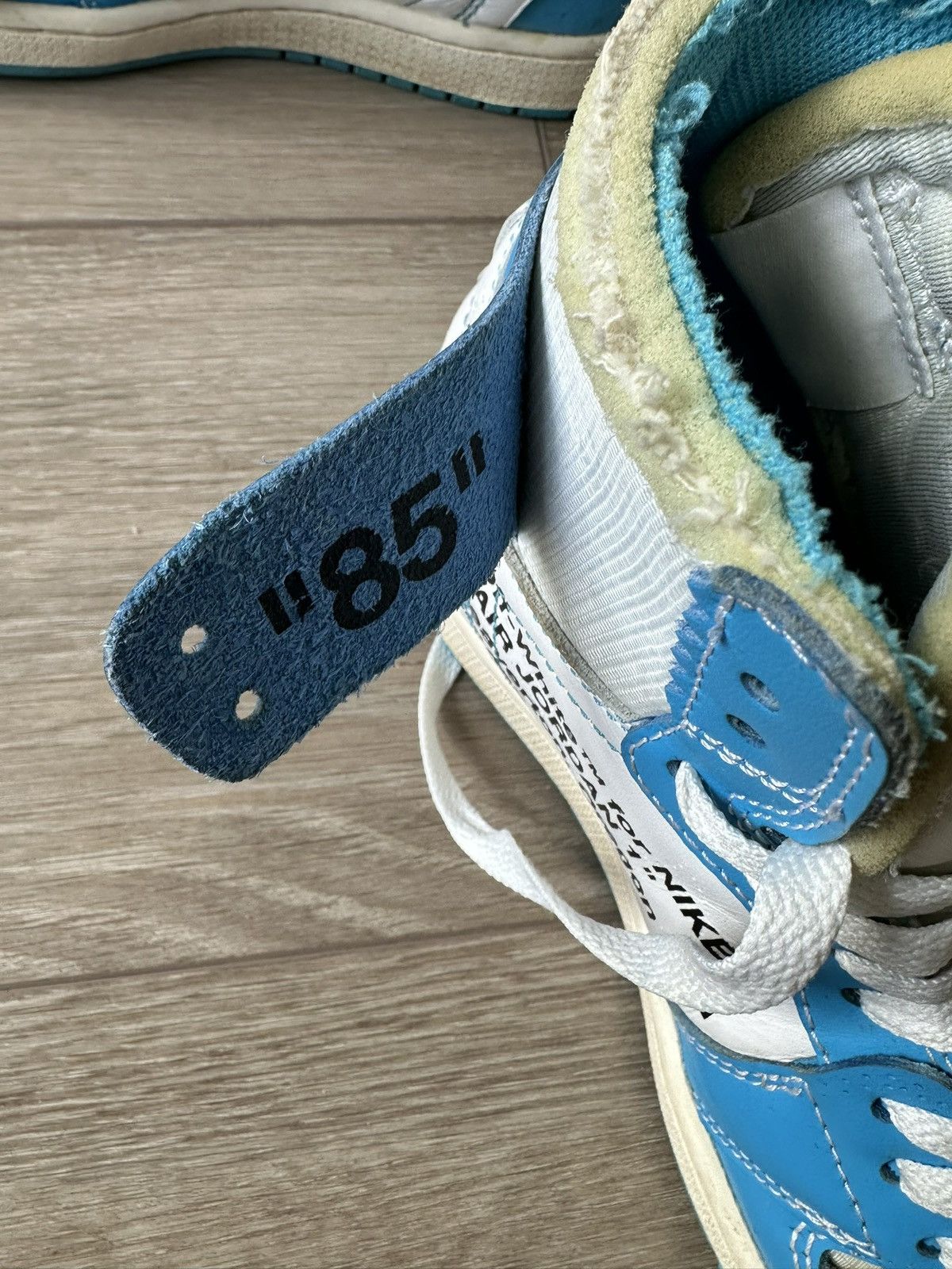 Jordan Brand × Off-White Jordan 1 Retro OG x Off-White High UNC Sz 6 Size US 6 / EU 39 - 12 Thumbnail